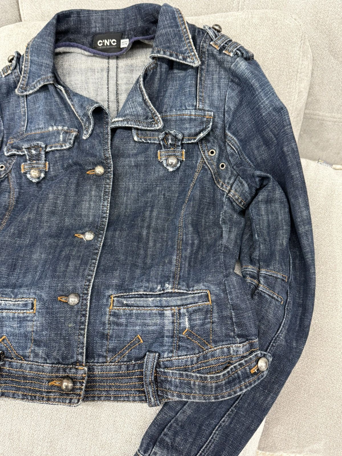 Costume National Archive C’N’C Costume National Vintage Denim Jacket Size M / US 6-8 / IT 42-44 - 3 Thumbnail