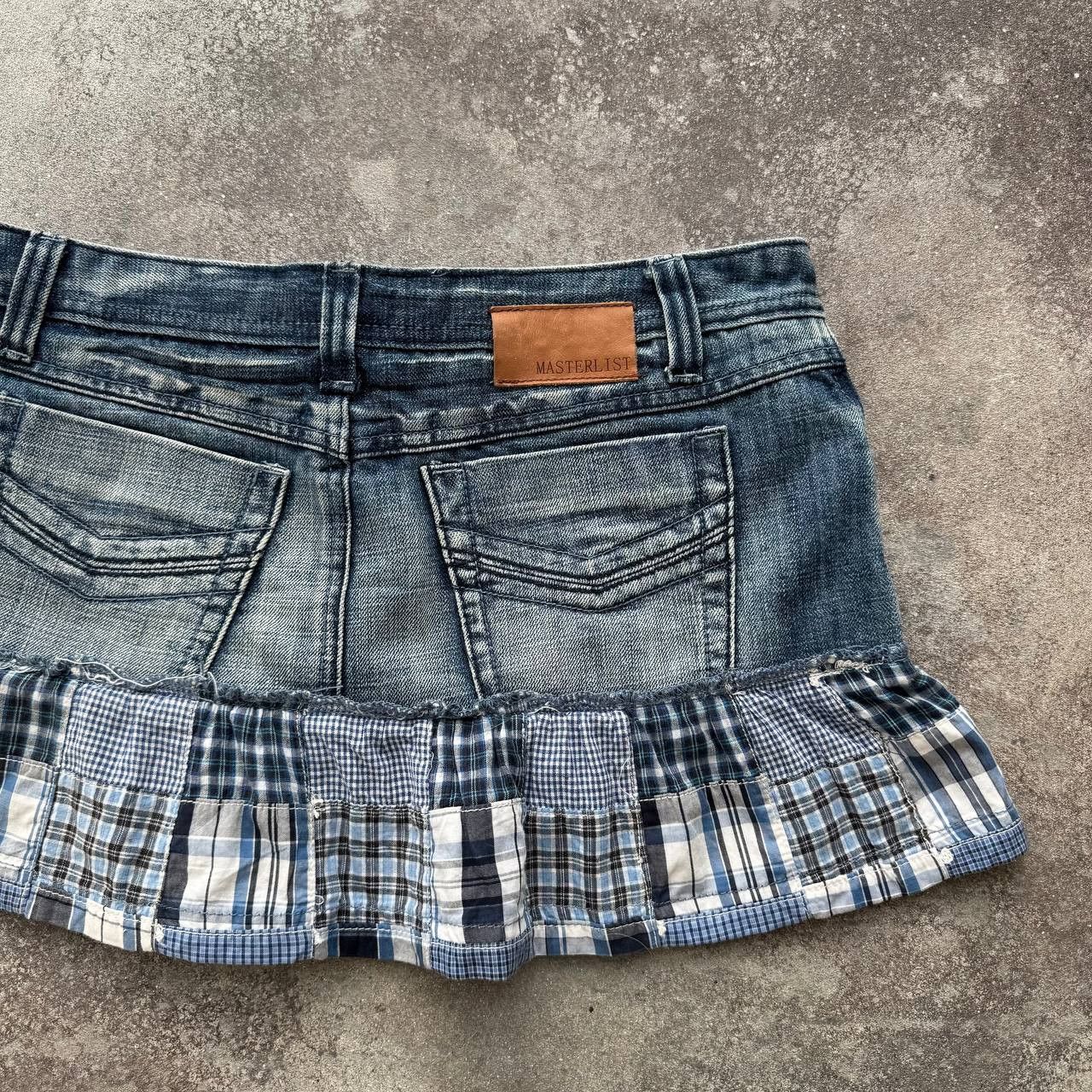 Hysteric Glamour Y2K Super Sexy Cute Pleated Denim Mini Skirt Size 31" - 7 Thumbnail