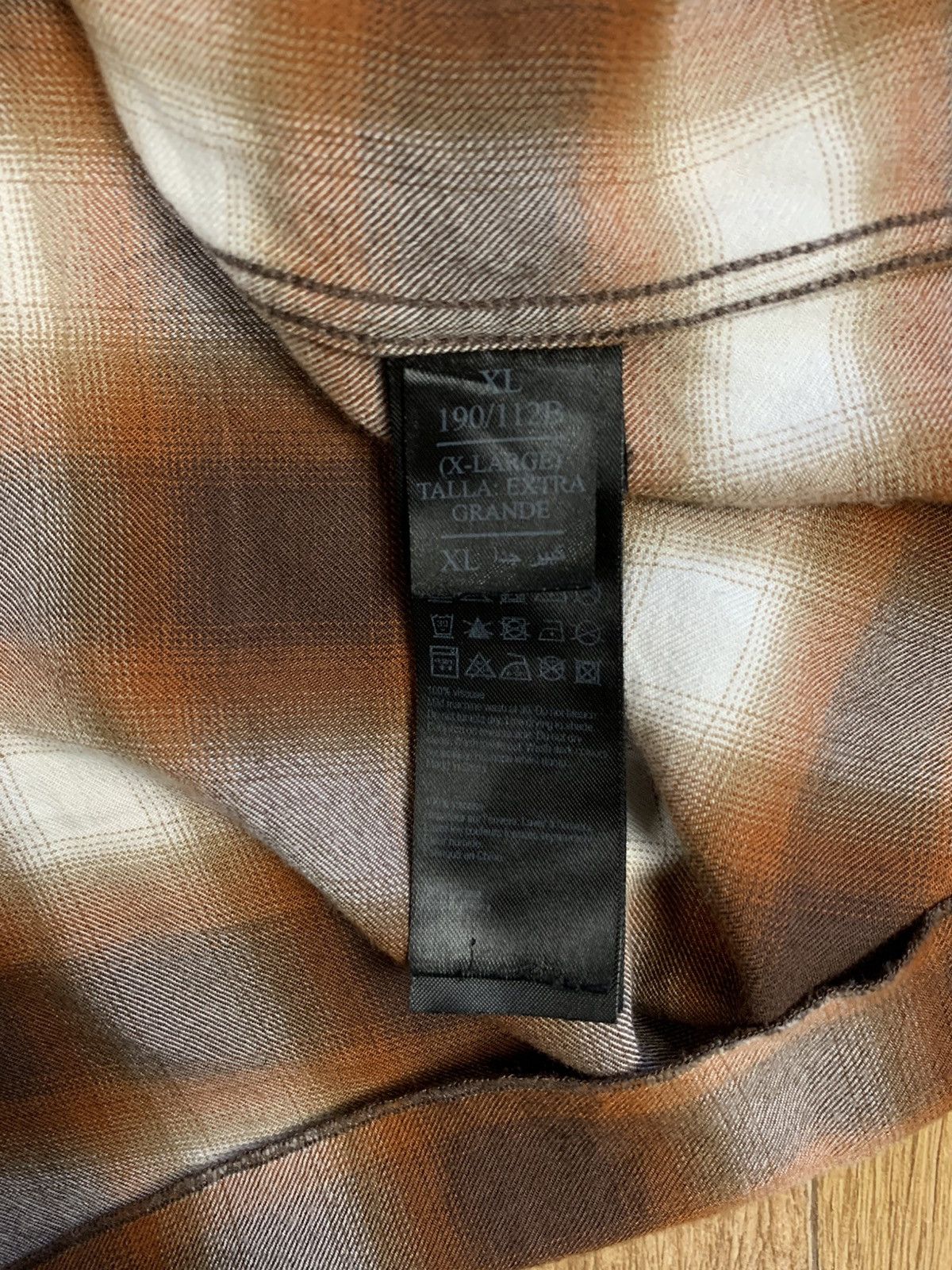 Allsaints AllSaints Checkered Plaid Camp Collar Collano LS Shirt Size US L / EU 52-54 / 3 - 3 Thumbnail