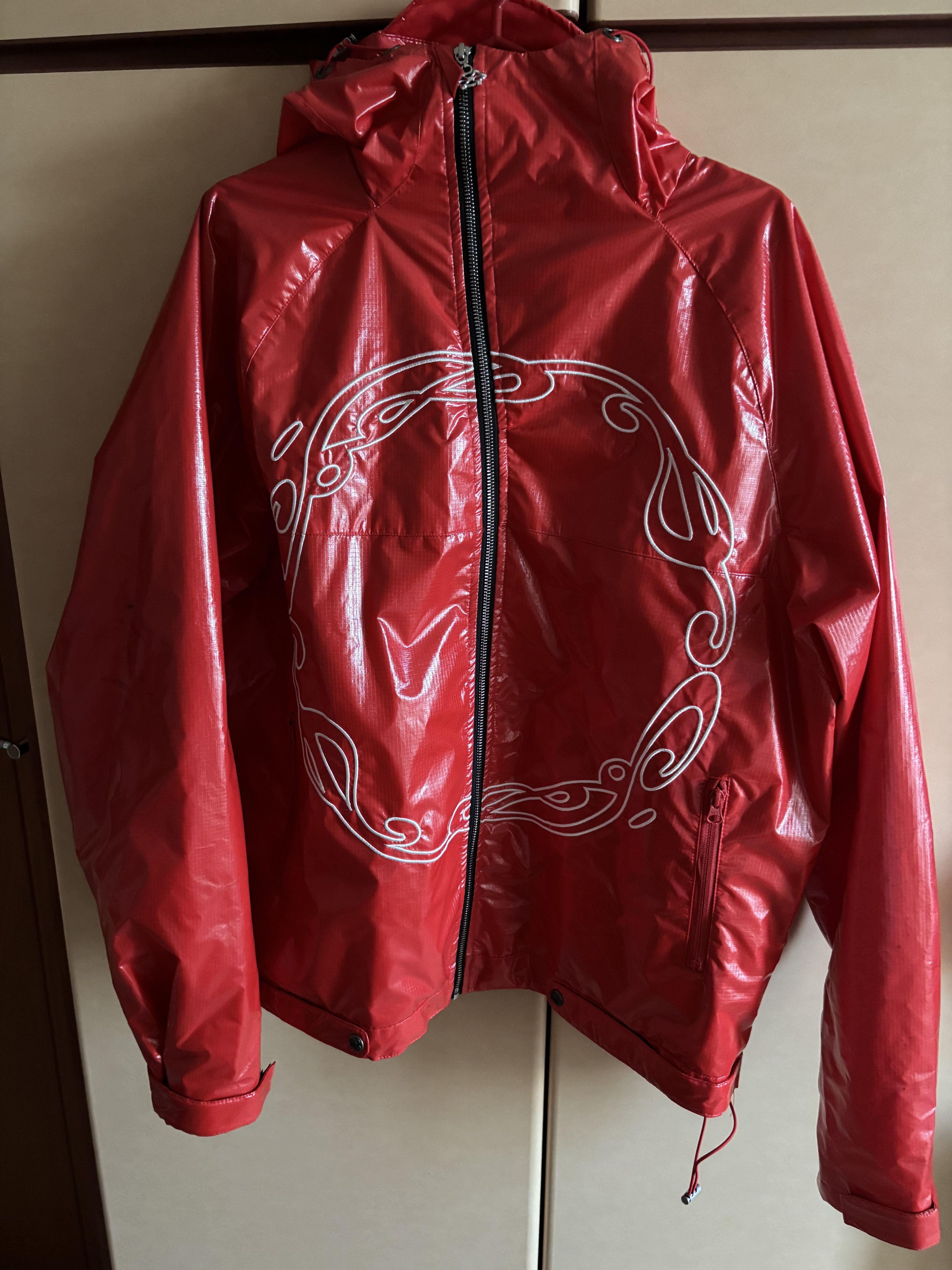 Other Davril Supply Red Windbreaker Jacket Size US L / EU 52-54 / 3 - 2 Thumbnail