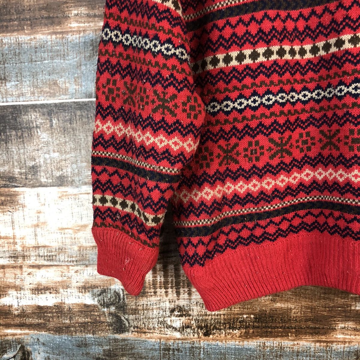 Homespun Knitwear Japanese Brand stripe vintage Red Knitwear #A2408 Size US S / EU 44-46 / 1 - 16 Thumbnail