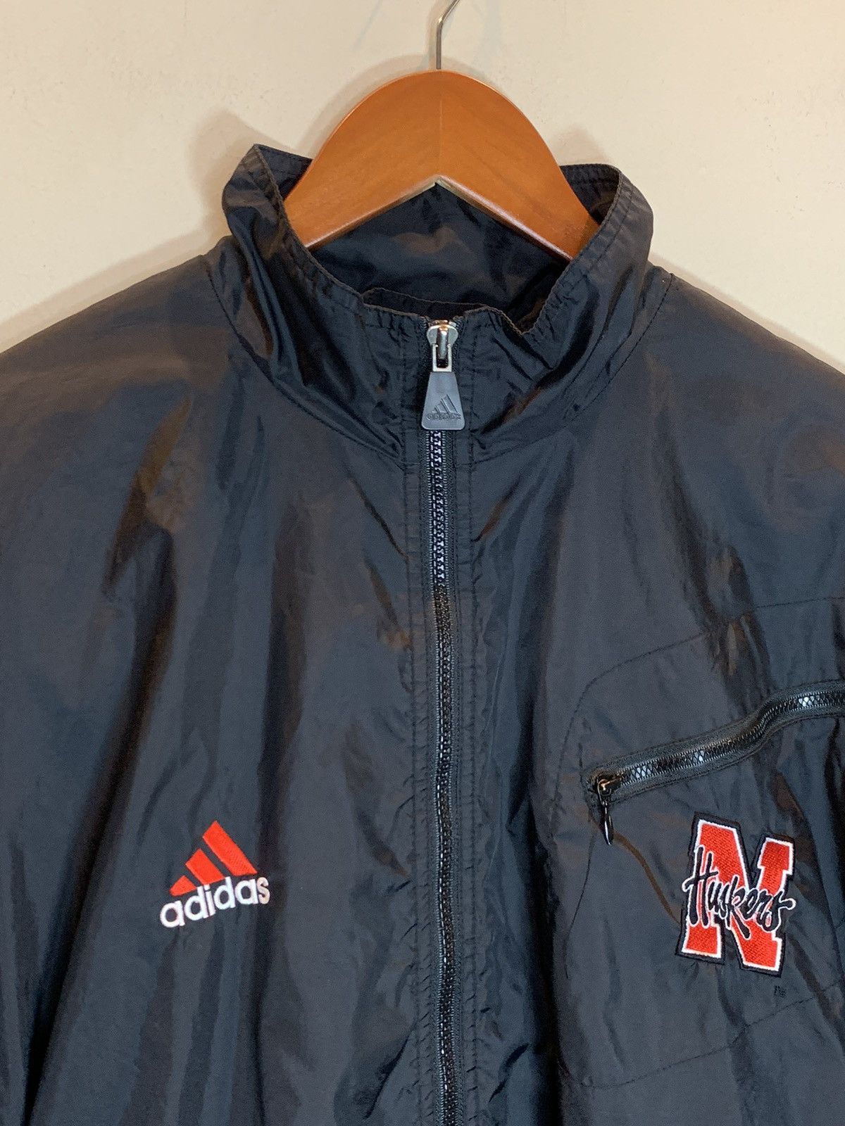 Adidas *RARE* Vintage 90’s Nebraska Huskers Adidas NCAA Zip Jacket Size US S / EU 44-46 / 1 - 4 Thumbnail
