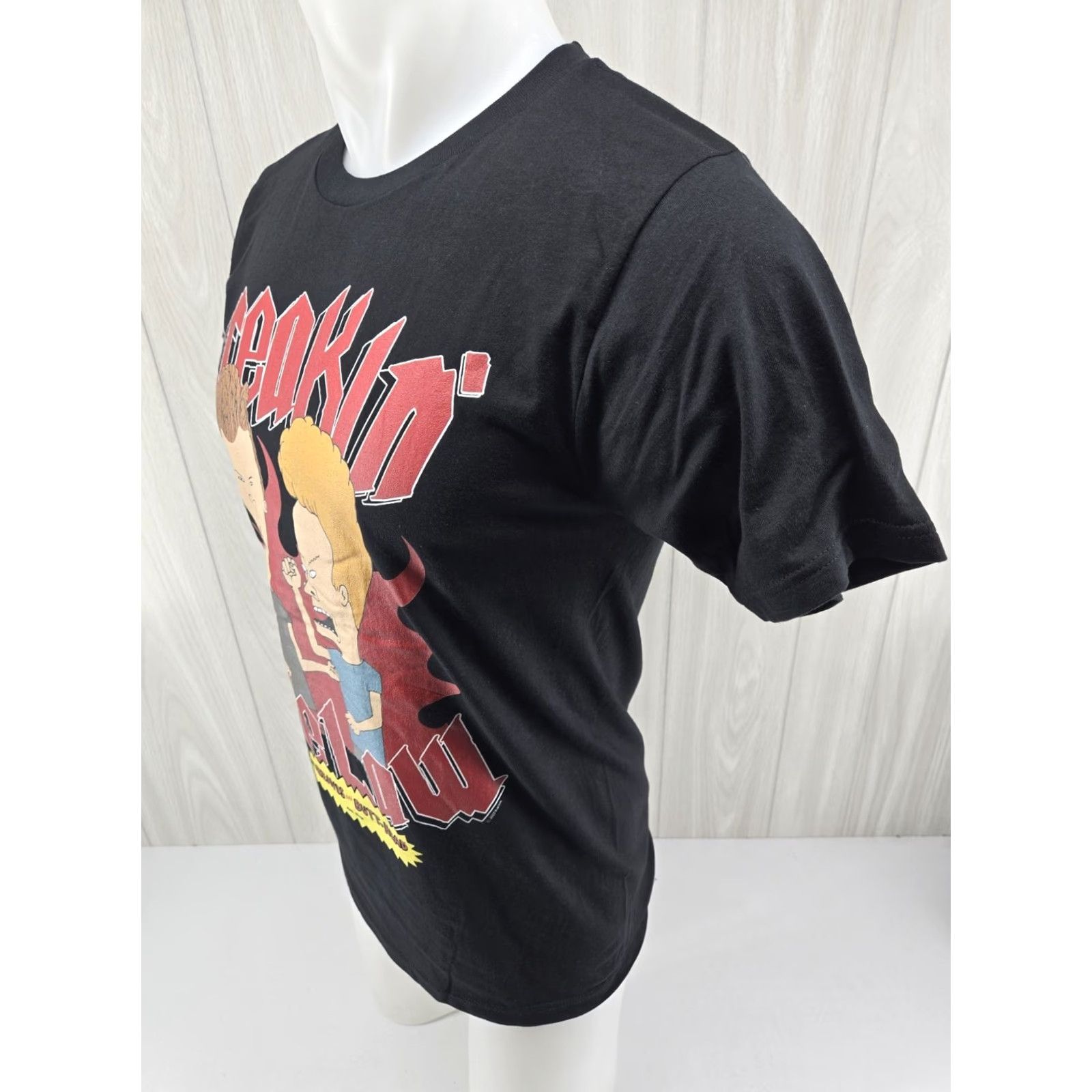 Vintage Beavis and Butthead Breaking The Law 2022 Black T-shirt Size SMALL Size US S / EU 44-46 / 1 - 5 Thumbnail