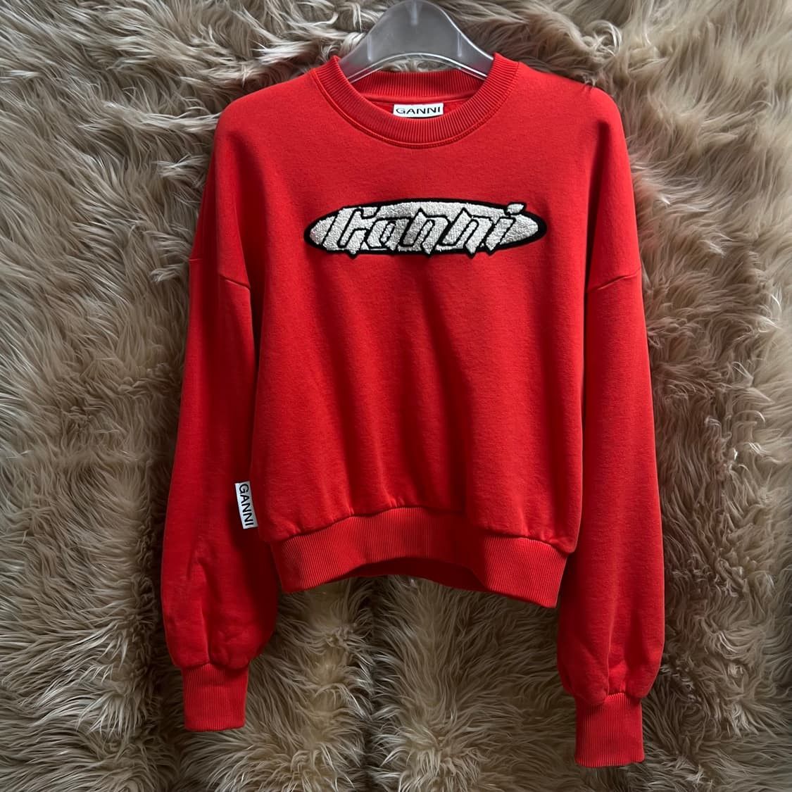 Gianni Valentino Ganni Artwork Sweatshirt Red Size XS / US 0-2 / IT 36-38 - 1 Thumbnail