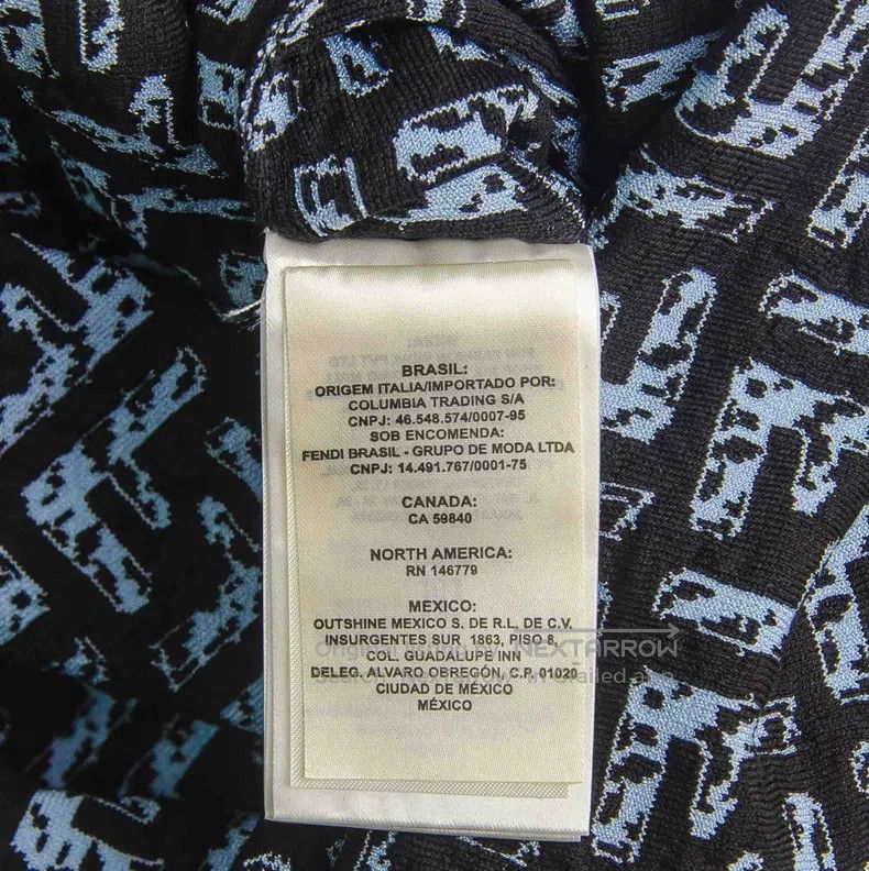 Fendi Fendi Printed Knit Dress in Blue Size XS / US 0-2 / IT 36-38 - 6 Thumbnail