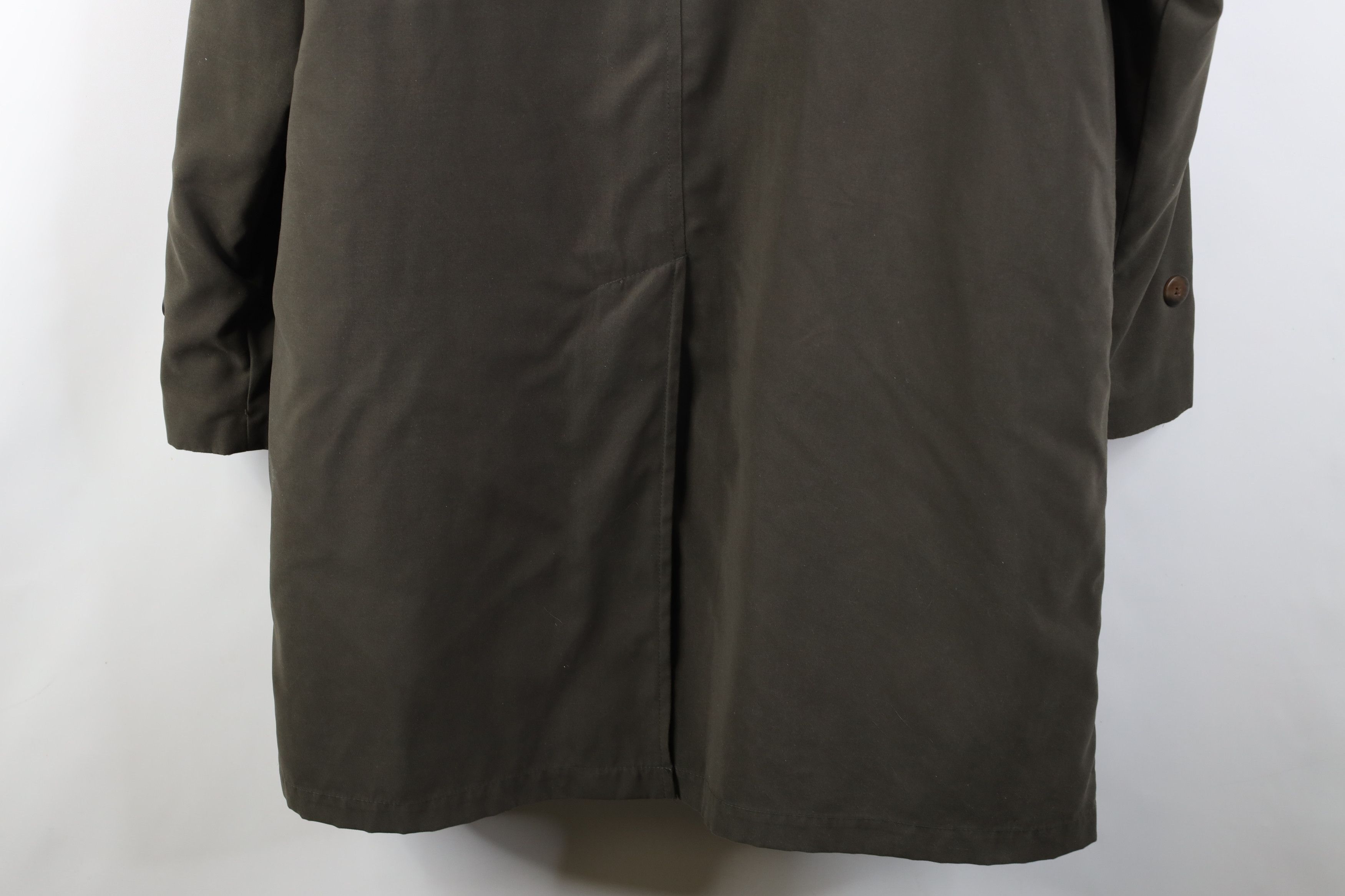 Vintage Vintage 90s Streetwear Lined Microfiber Trench Coat Jacket Size US XXL / EU 58 / 5 - 17 Thumbnail