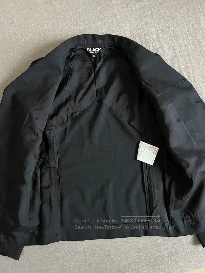 Comme des Garcons Comme des Garcons Black Wool Blazer. Size US S / EU 44-46 / 1 - 6 Thumbnail
