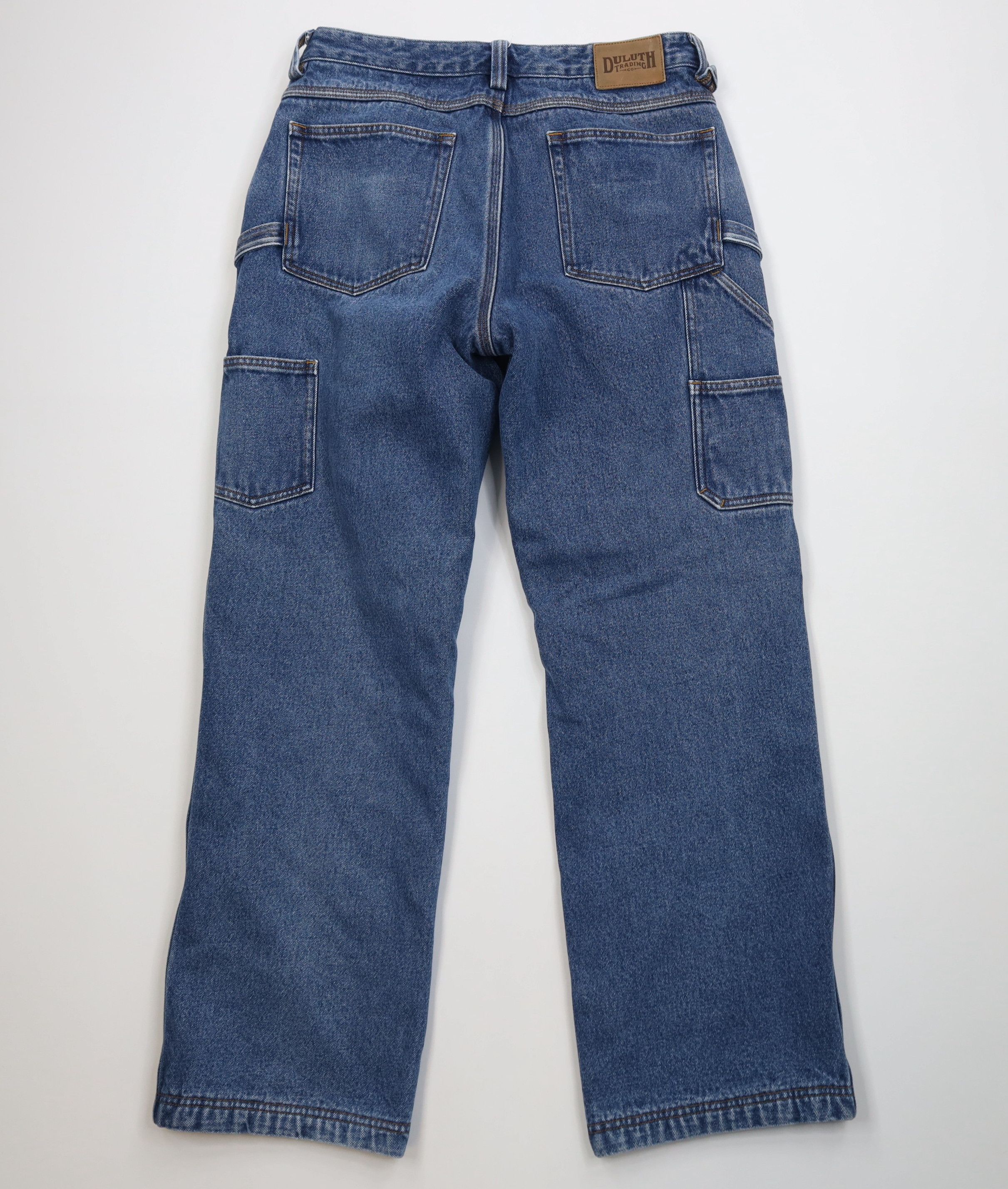 Duluth Trading Company Duluth Trading Co Fleece Lined Heavy Dungaree Denim Jeans Size US 34 / EU 50 - 10 Thumbnail