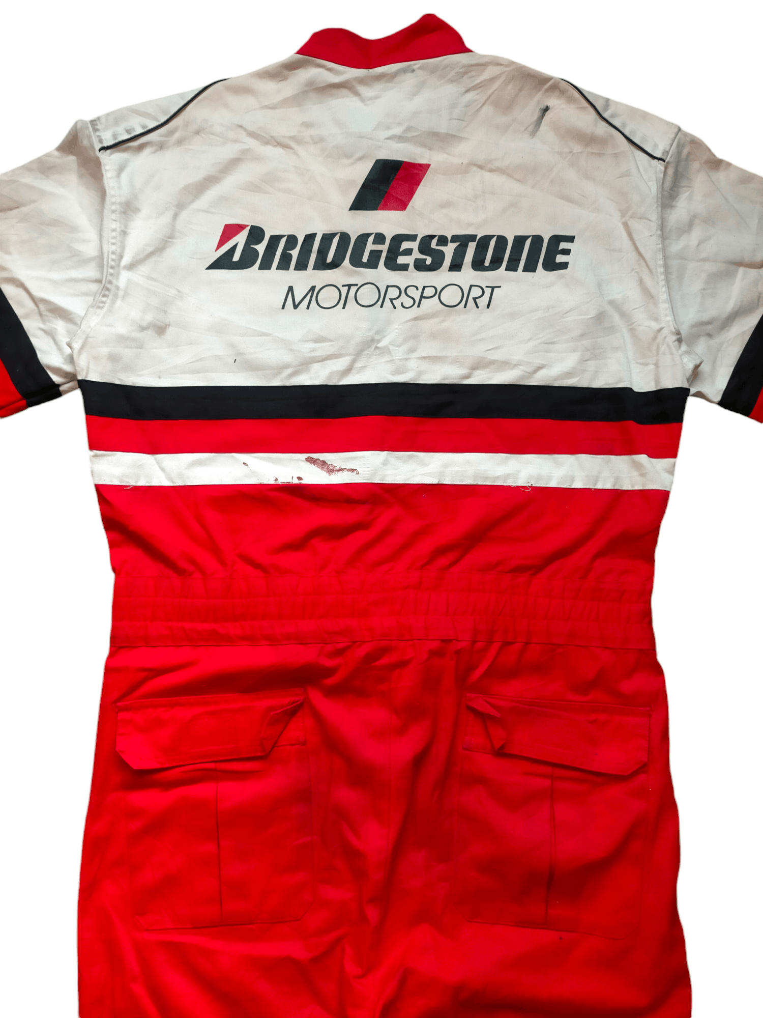 Japanese Brand Bridgestone Motorsport Coverall Jumpsuit Vintage Size US 34 / EU 50 - 4 Thumbnail