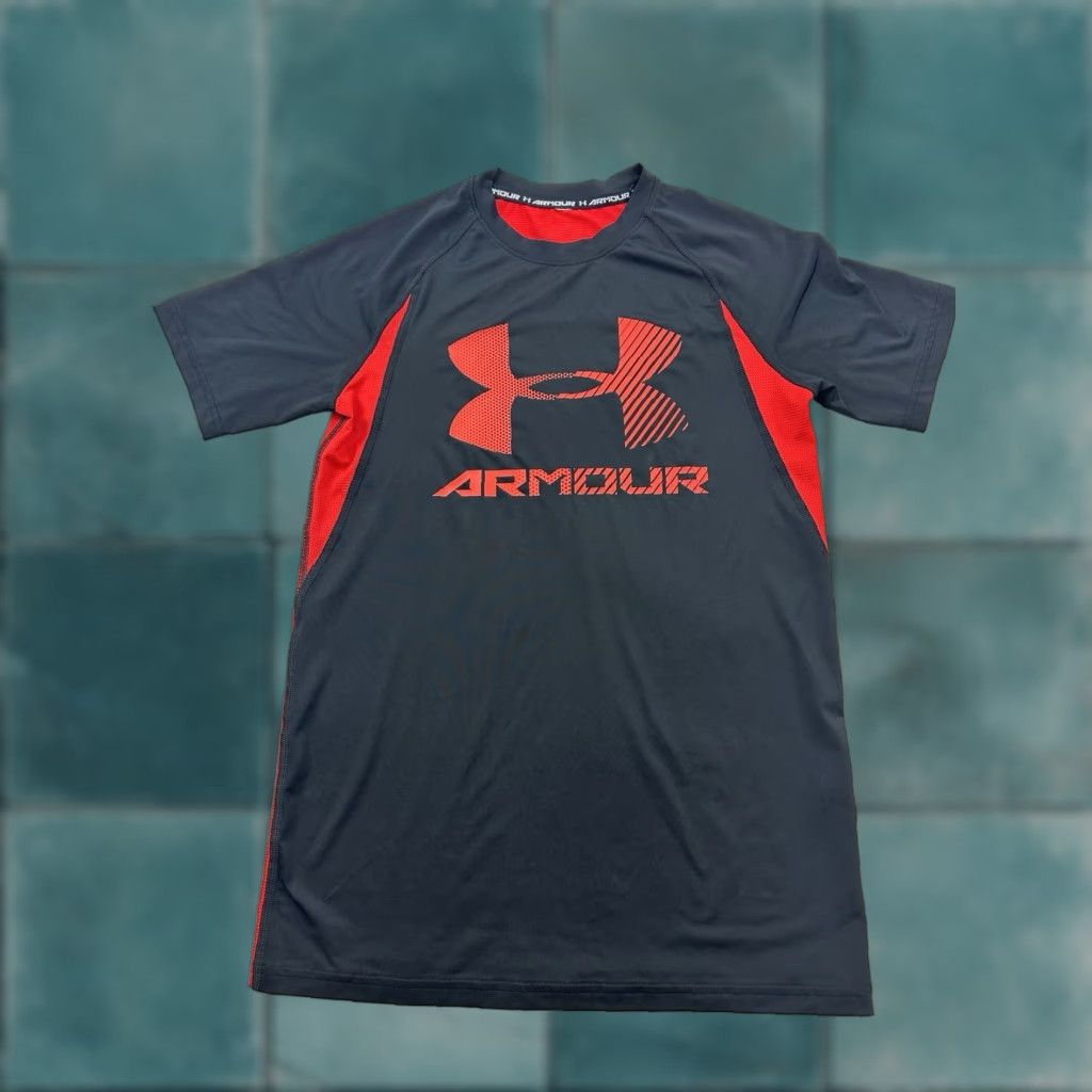 Under Armour Under Armour Shirt Mens Small Black Short Sleeve Training Gym & Weightlifting T-Shirt Athletic Fit Logo Size US S / EU 44-46 / 1 - 1 Thumbnail
