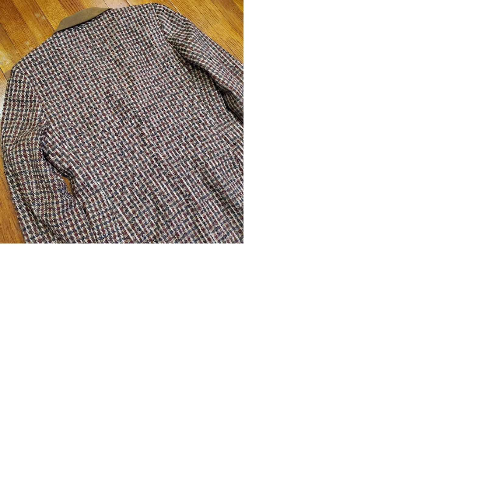 Pendleton VINTAGE Pendleton Blazer Womens 8 Brown Houndstooth Wool Knockabouts USA 90s Size M / US 6-8 / IT 42-44 - 9 Thumbnail