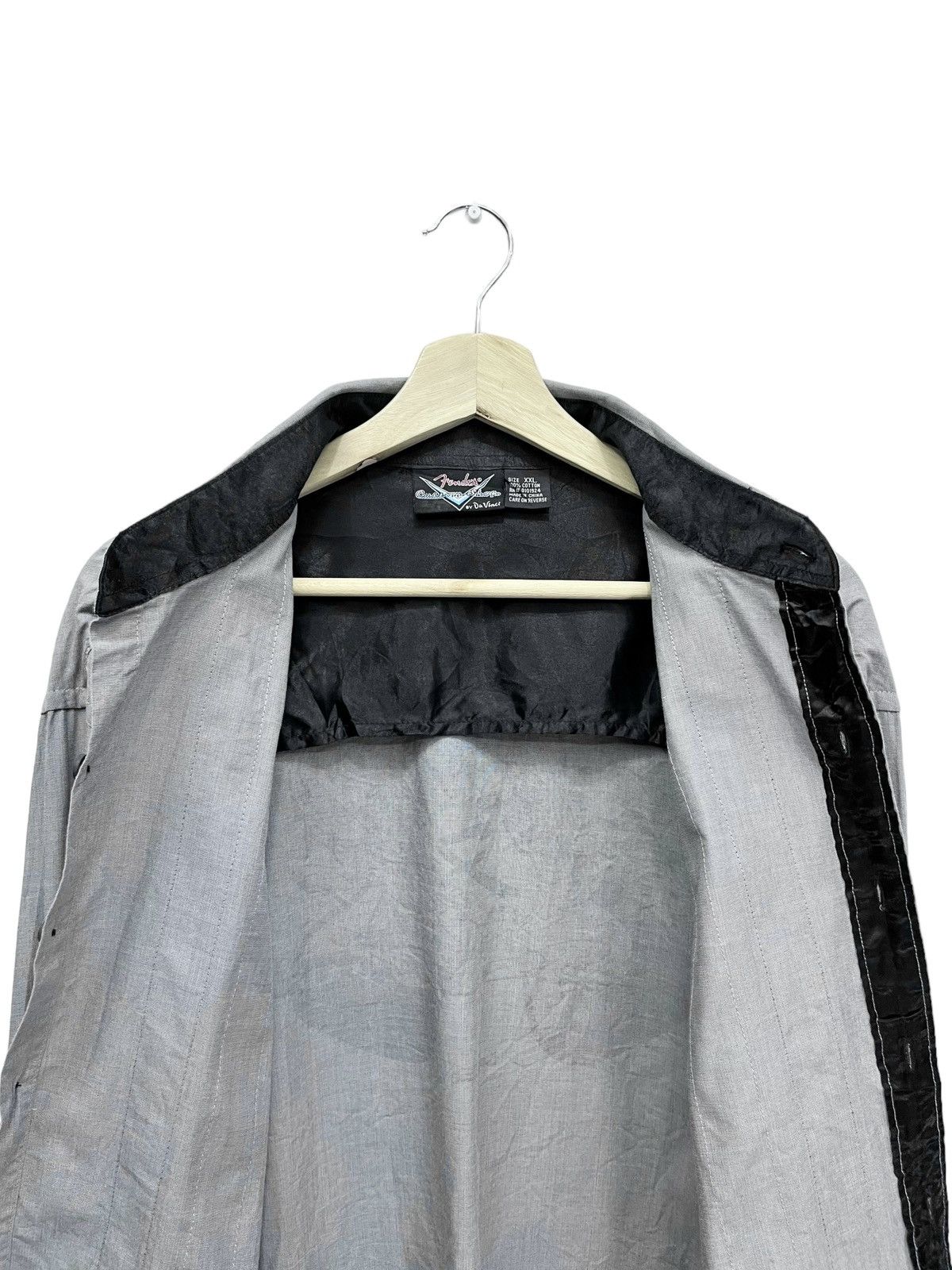 Fender 🔥RARE🔥FENDER BY DA VINCI Frayed Line Patch Big Print Shirt Size US XL / EU 56 / 4 - 15 Thumbnail