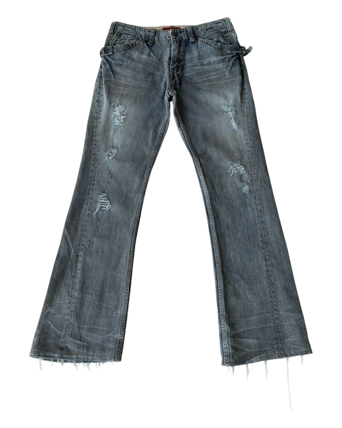 Mudwash Flare Jeans | Grailed