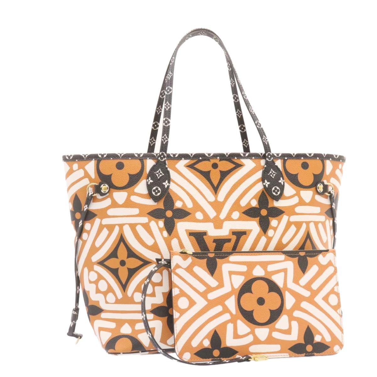 Louis Vuitton LOUIS VUITTON Monogram Giant Neverfull MM Tote Bag Caramel Size ONE SIZE - 1 Thumbnail