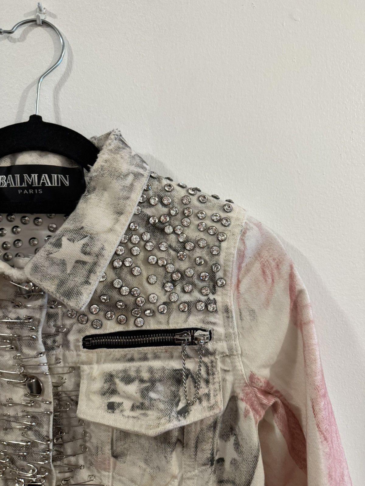 Balmain Balmain SS11 Runway Safety Pin Jacket Decarnin Size US XS / EU 42 / 0 - 6 Thumbnail