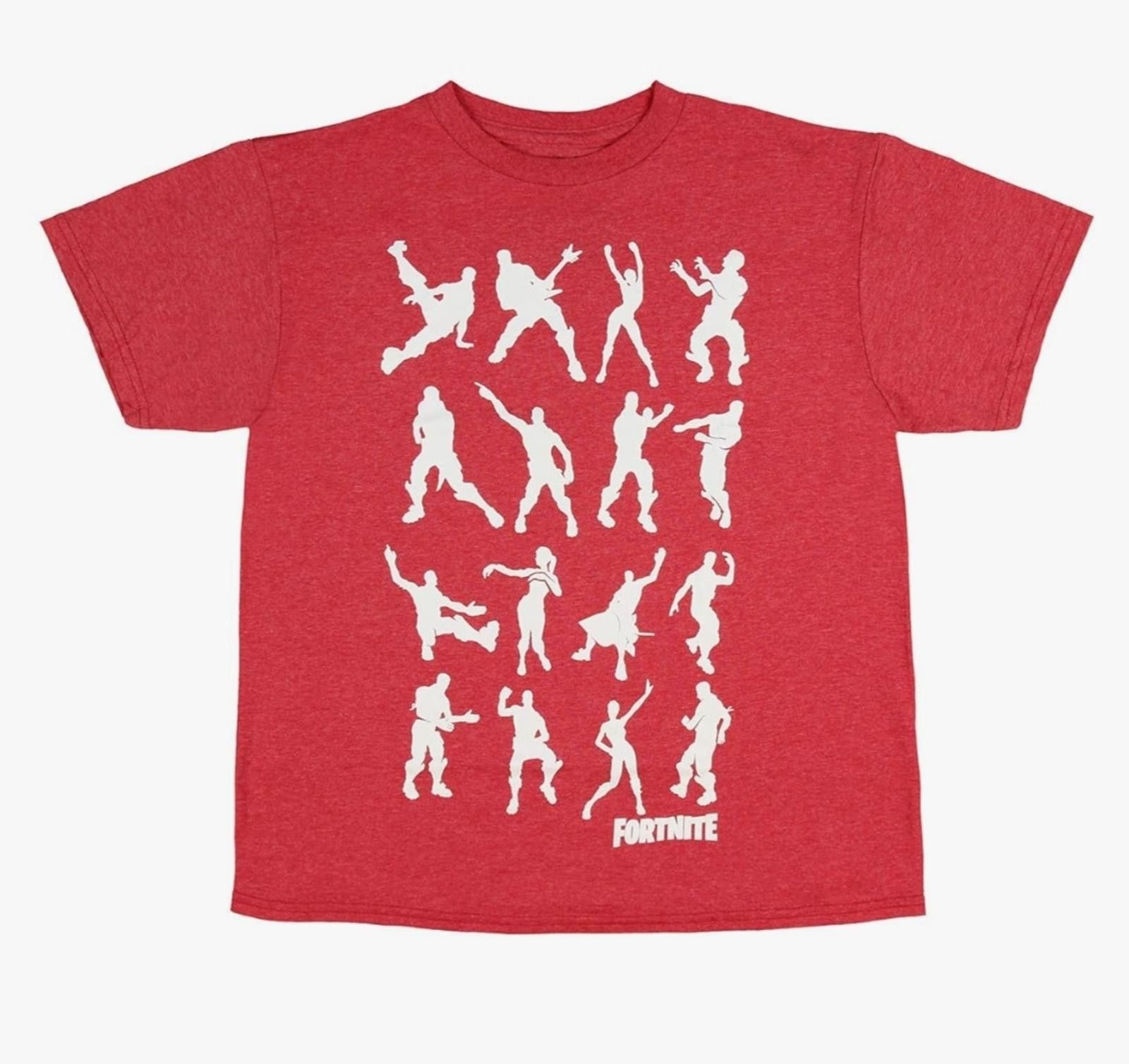 Designer Kids Fortnite Dance Silhouettes Red T-Shirt XS(4/5) Size US XXS / EU 40 - 1 Thumbnail