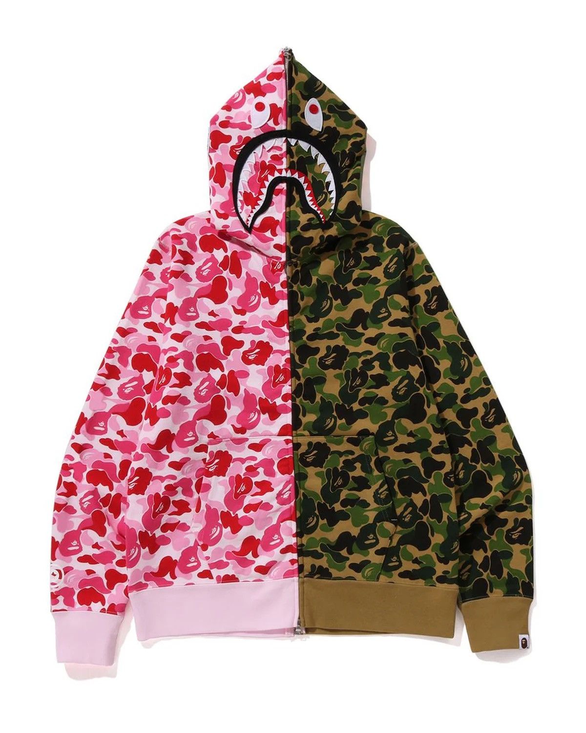Bape Abc Camo Separate Shark Full Zip Hoodie Size US XXL / EU 58 / 5 - 1 Thumbnail