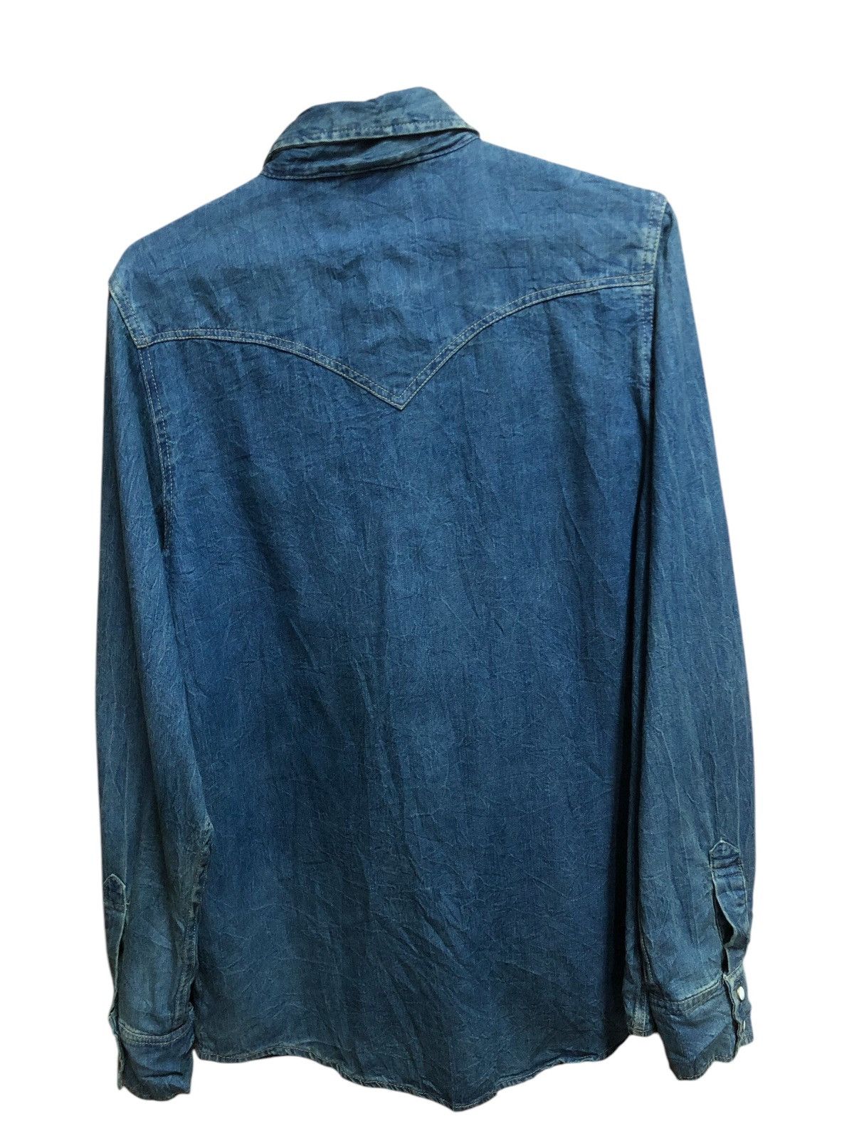 Vans Vans Patches Chambray Button Ups Shirt Size US M / EU 48-50 / 2 - 2 Thumbnail