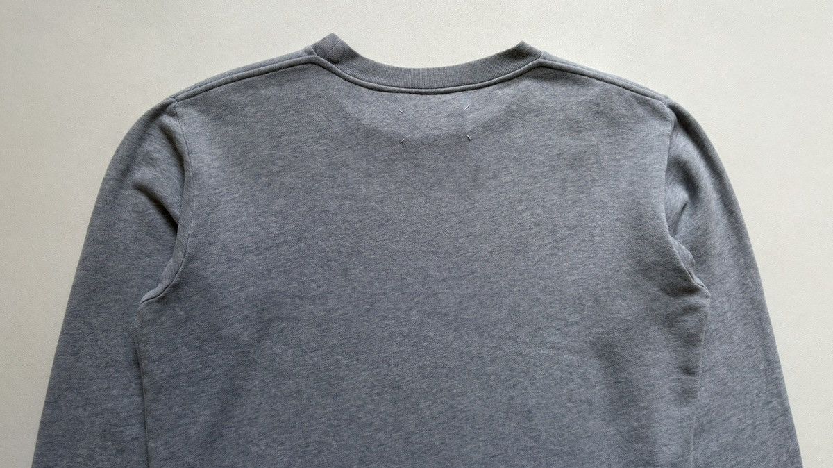 Maison Margiela S/S 09 Grey Cotton ‘Plaque Logo’ Sweatshirt Size US M / EU 48-50 / 2 - 13 Thumbnail