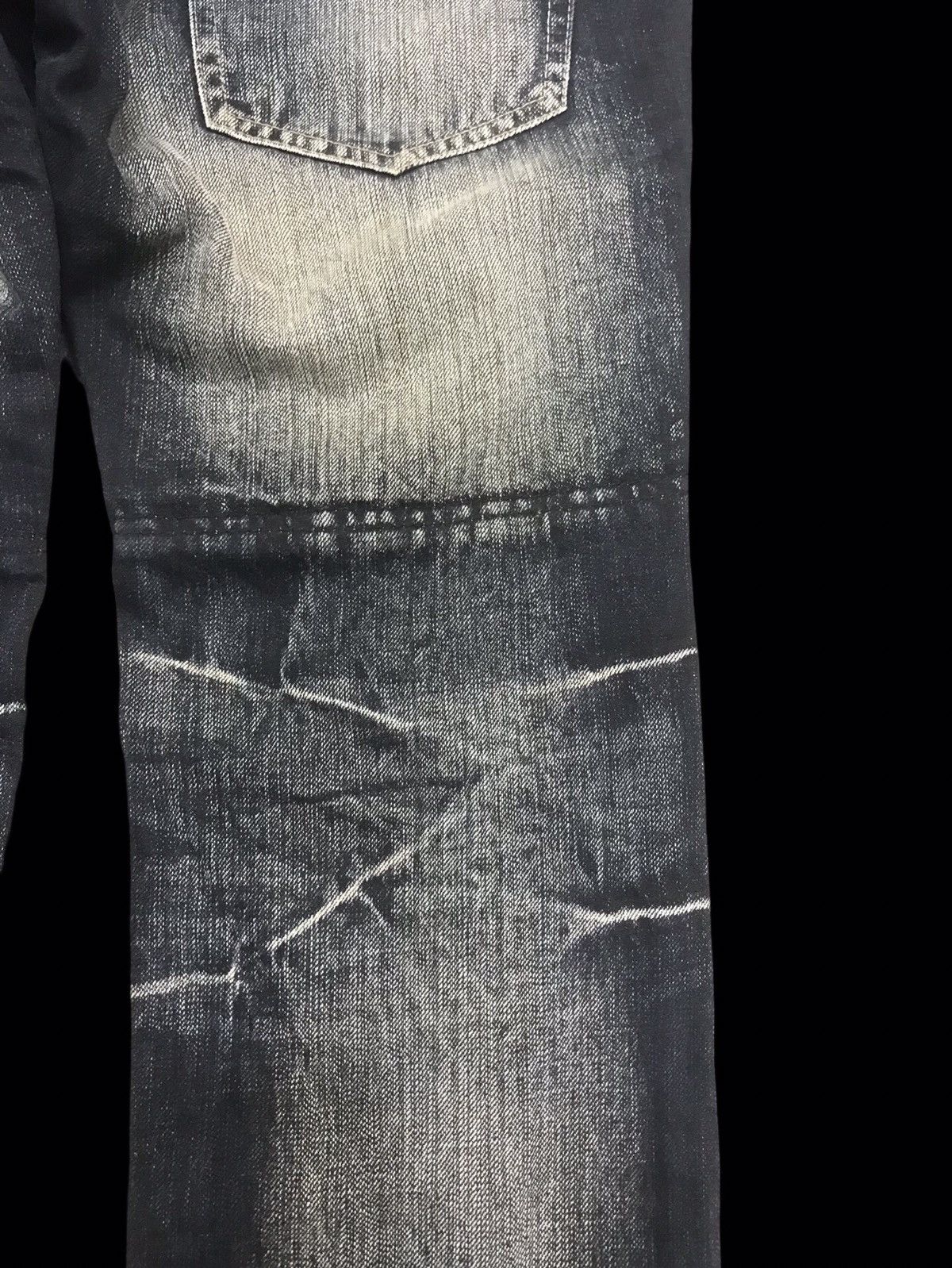 Japanese Brand PPFM Japan Double Waist Rare Fades Streetwear Denim F297 Size US 31 - 12 Thumbnail
