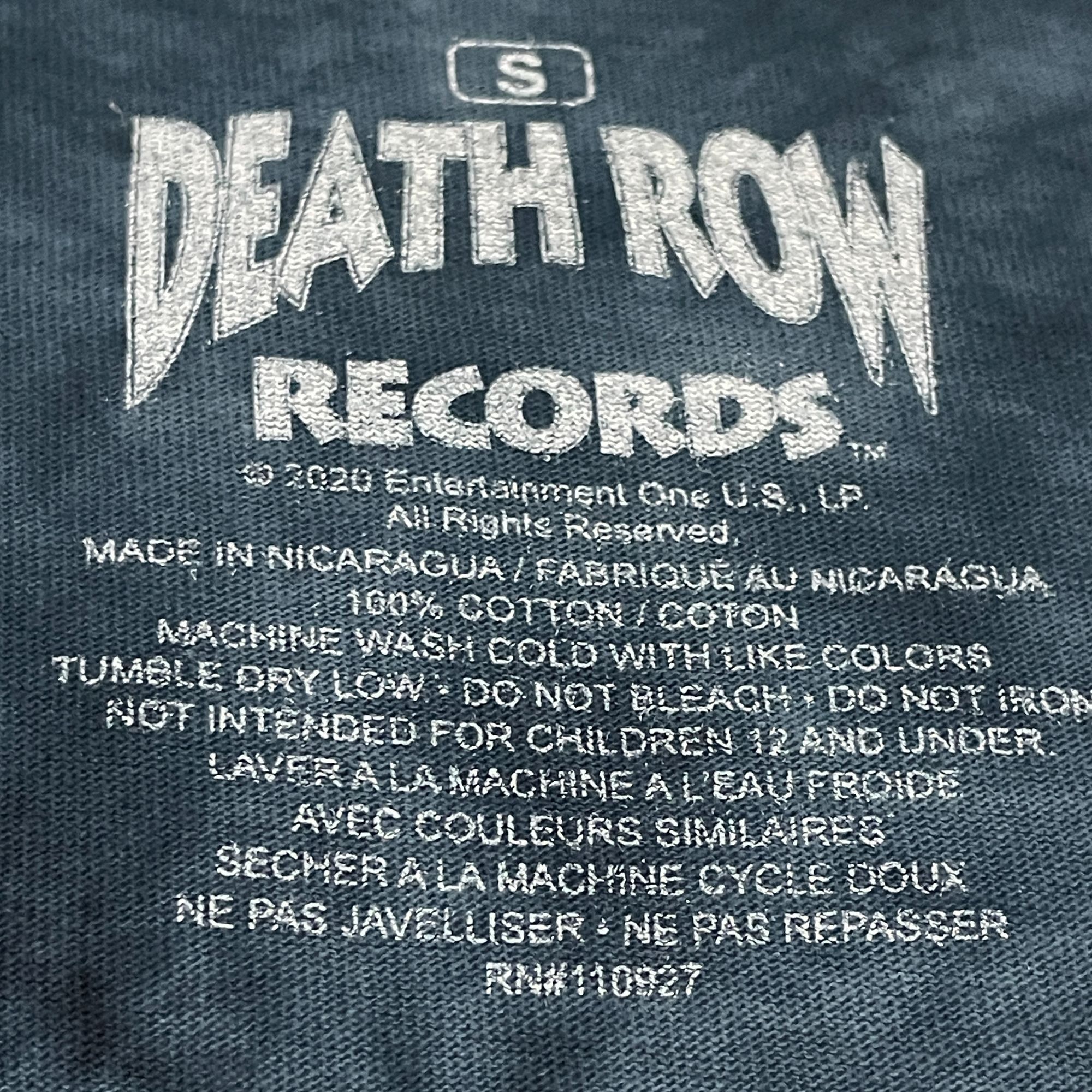 Death Row Records Death Records, Tie-dye T-shirt size Small Size US S / EU 44-46 / 1 - 2 Thumbnail