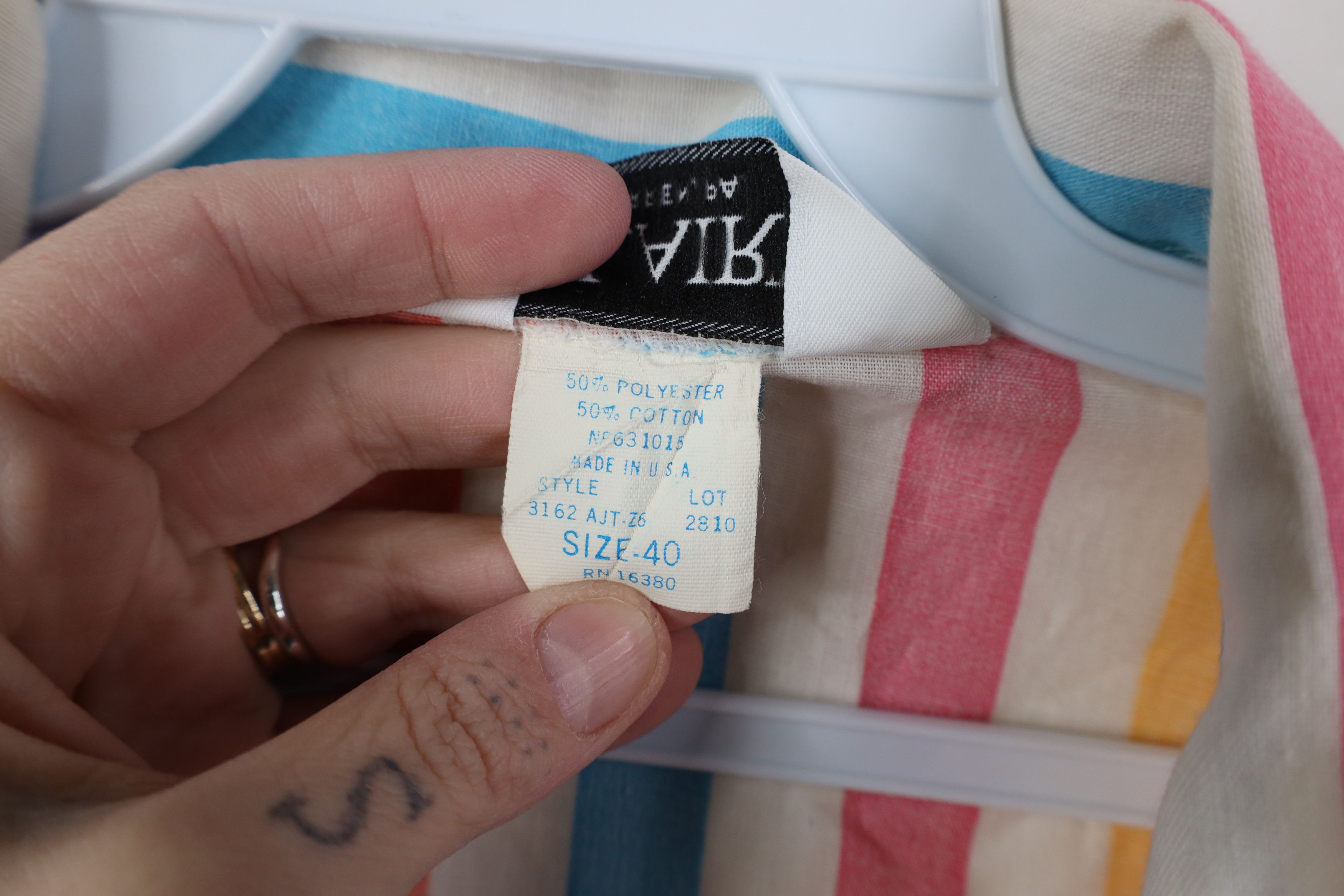 Vintage Vintage 80s 90s Streetwear 3/4 Sleeve Button Shirt USA Size S / US 4 / IT 40 - 10 Thumbnail