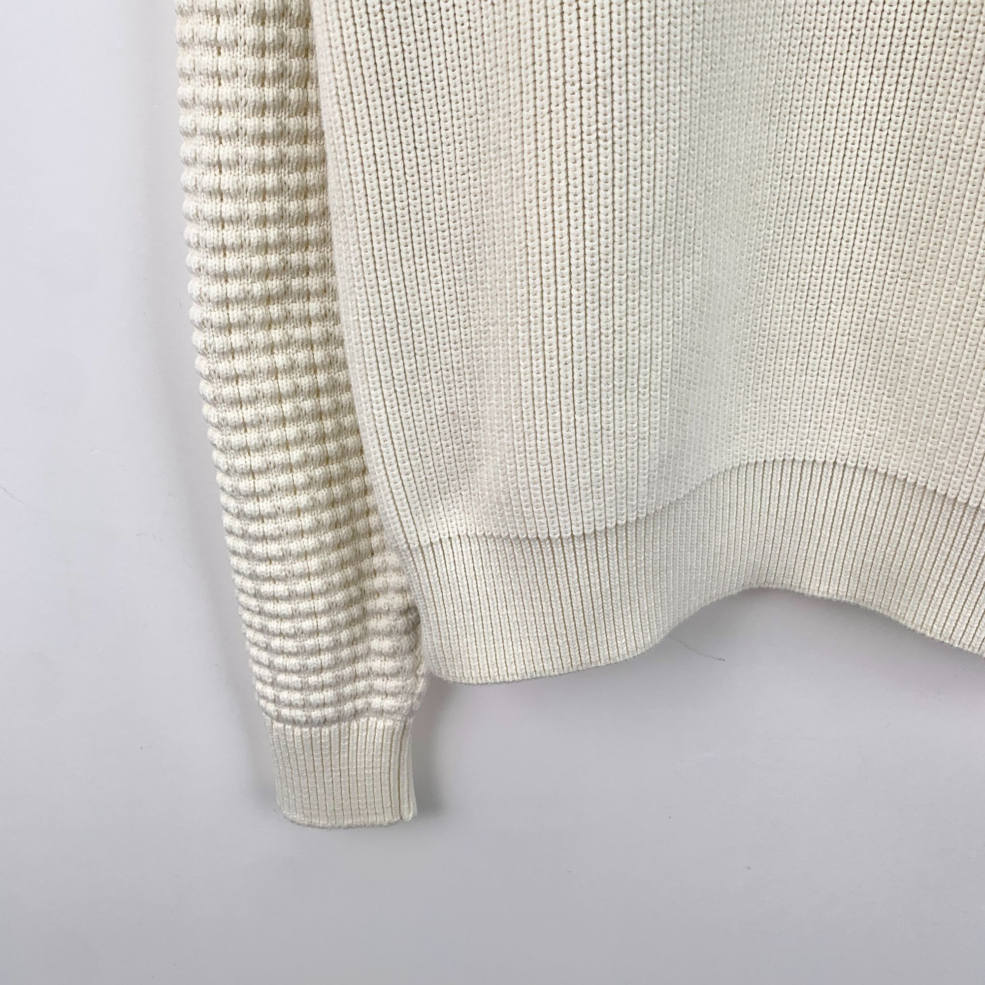 Louis Vuitton Louis Vuitton Beige Cotton Blend Round-Neck Long-Sleeve Knit Size US XS / EU 42 / 0 - 5 Thumbnail