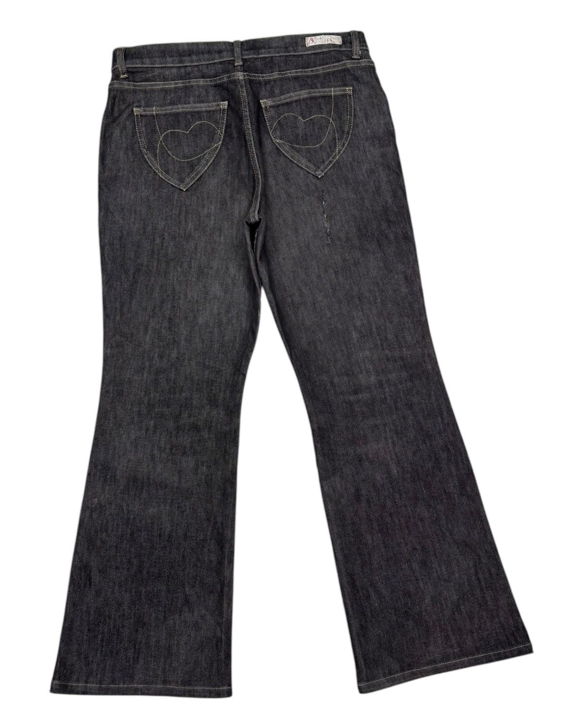 Japanese Brand Flare Jeans B3 Black Jeans Bootcut Denim Jeans Size 32" / US 10 / IT 46 - 6 Thumbnail