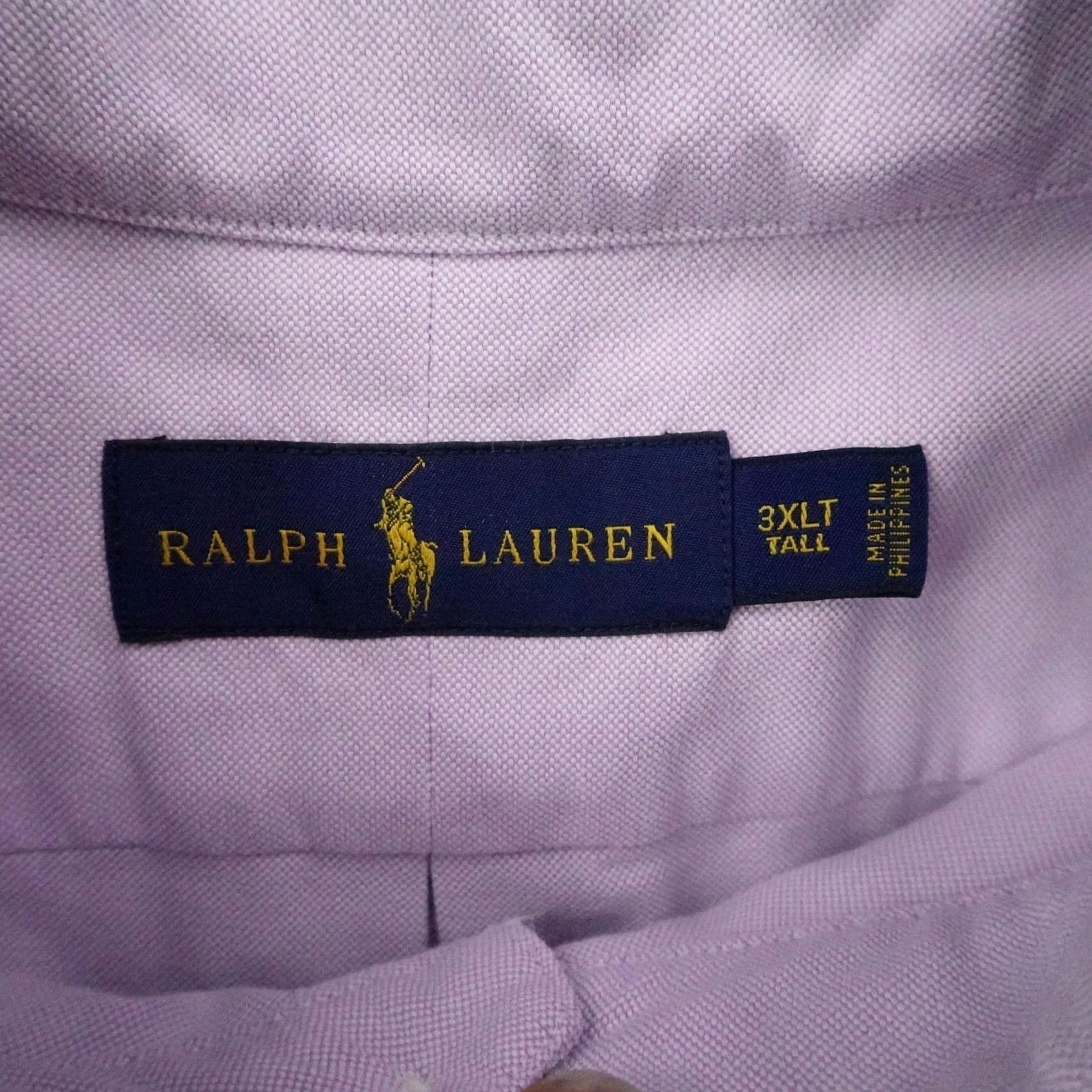 Ralph Lauren Ralph Lauren Shirt Mens 3XL Tall 3XLT Purple Oxford Cloth Button Down OCBD Pony Size US XXL / EU 58 / 5 - 7 Thumbnail