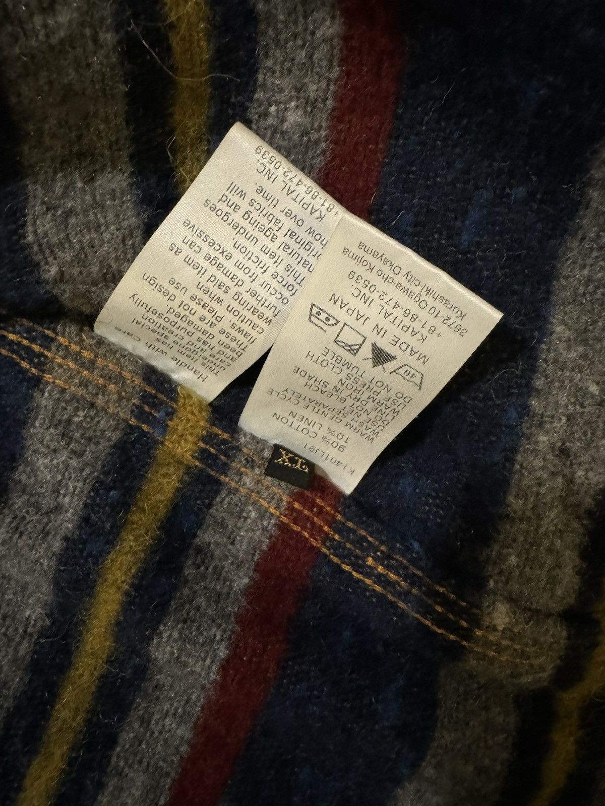 Kapital × Kapital Kountry Kapital Kountry Boro 1st Jacket denim wool lining 1 version Size US XL / EU 56 / 4 - 15 Thumbnail