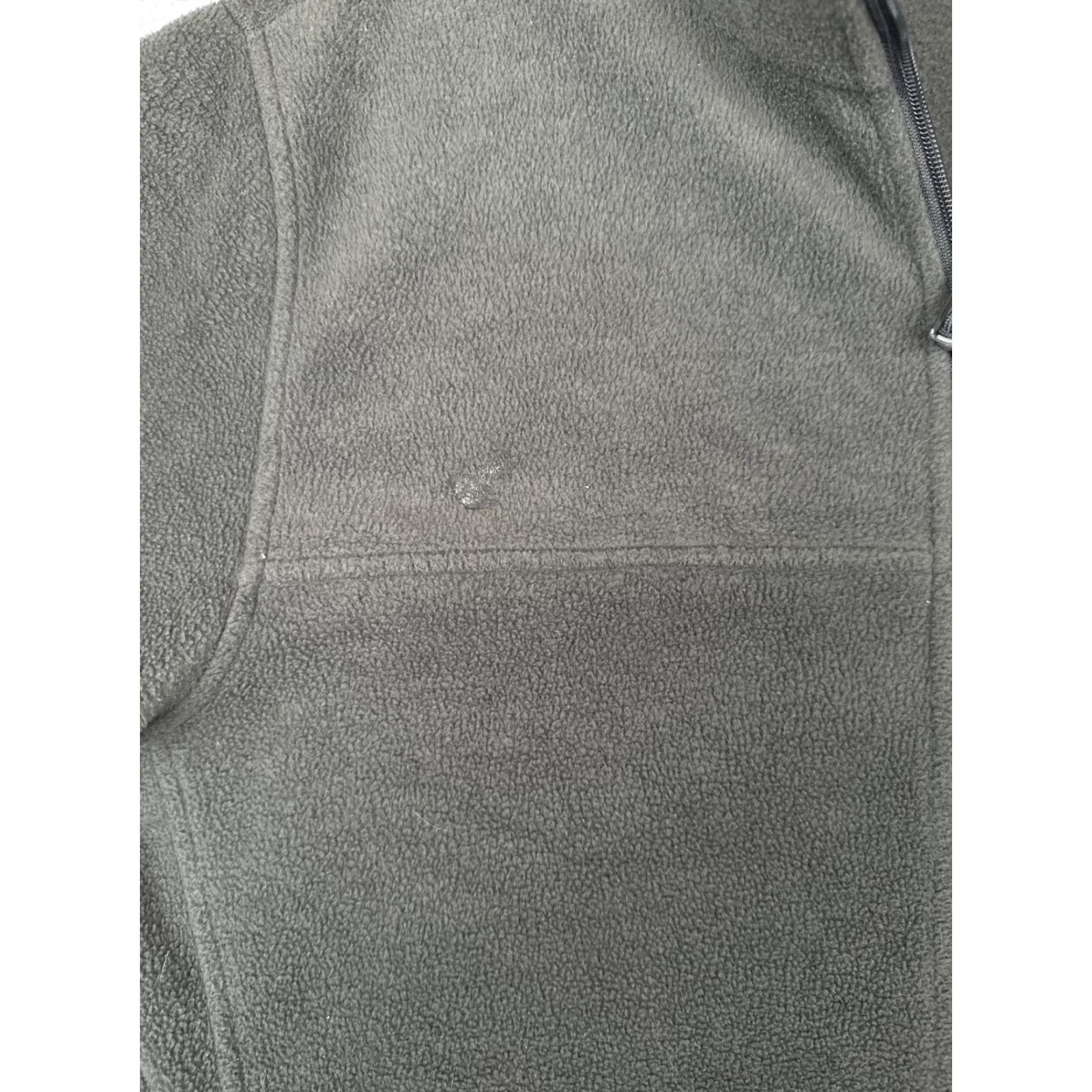 Vintage Columbia Jacket Fleece Full Zip Mens Large Green Gray Stand-Up Collar Outdoor Hiking Windbreaker Pockets Logo Size US L / EU 52-54 / 3 - 7 Thumbnail