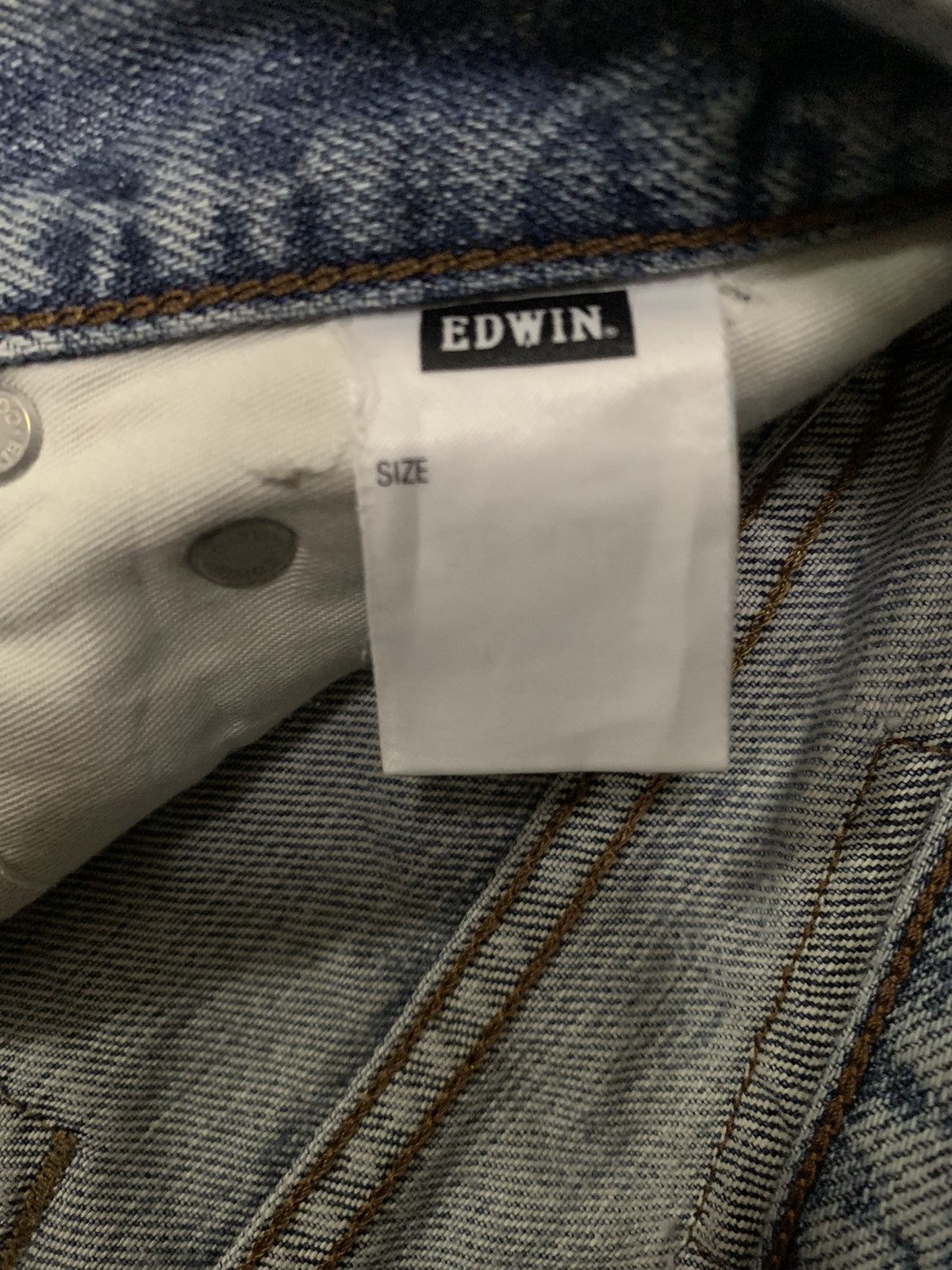 Edwin Vintage Edwin XJeans 400 Flared Bell Bottom Distressed Jeans Size US 28 / EU 44 - 17 Thumbnail