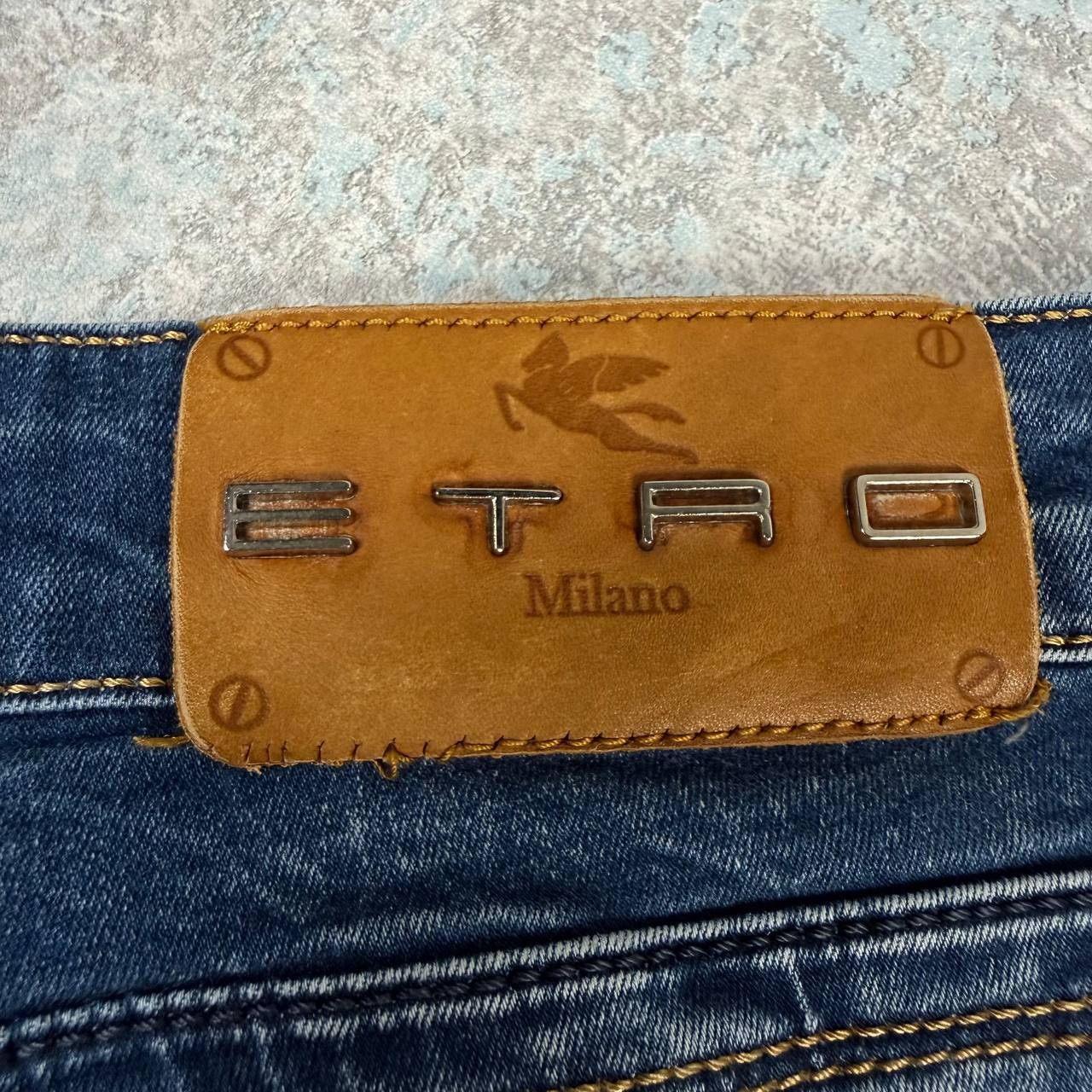 Etro ETRO MILANO BLUE DENIM JEANS Size 29" - 7 Thumbnail