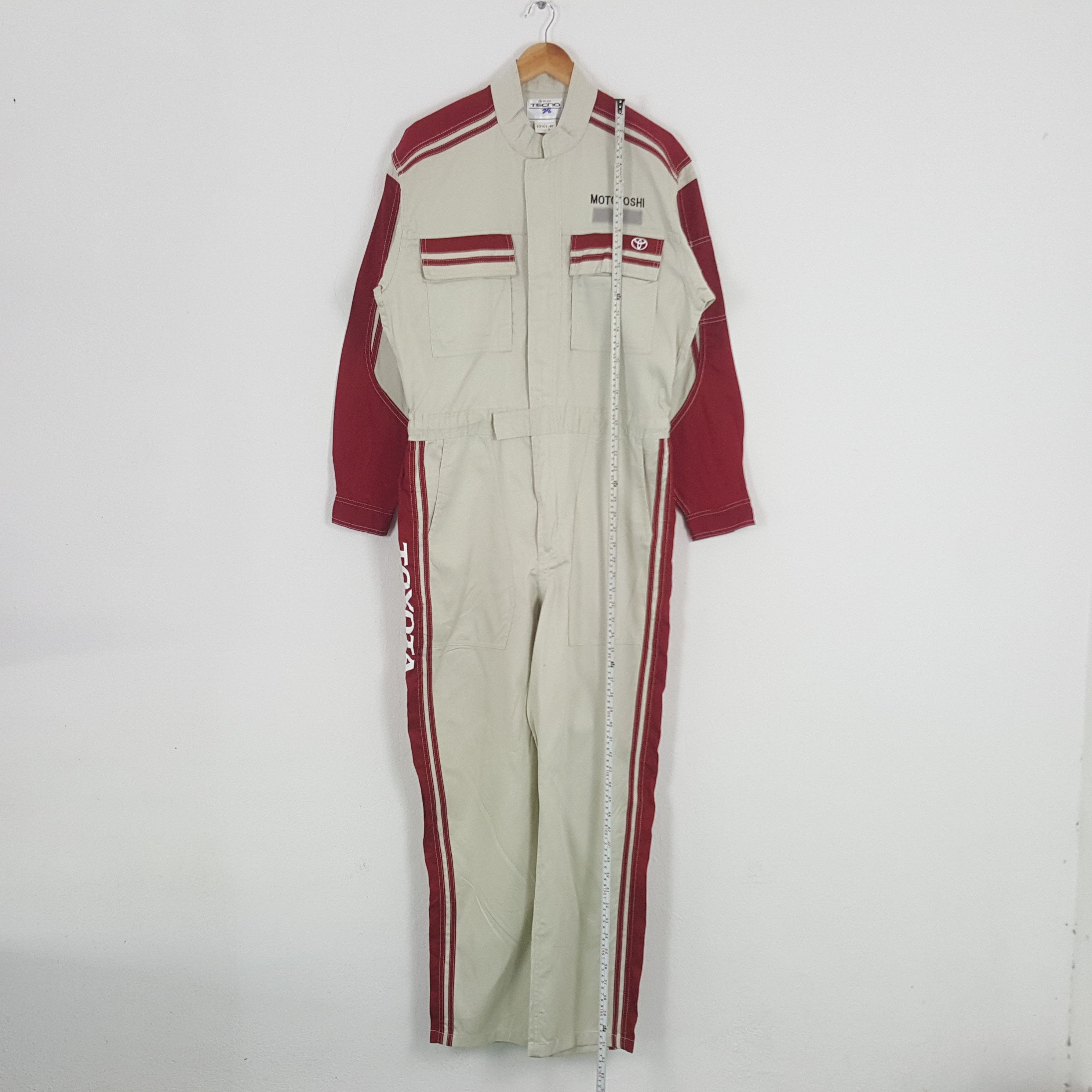 Japanese Brand × Vintage Vintage Tecno Toyota Japanese Brand Coverall Jacket Size US M / EU 48-50 / 2 - 7 Thumbnail