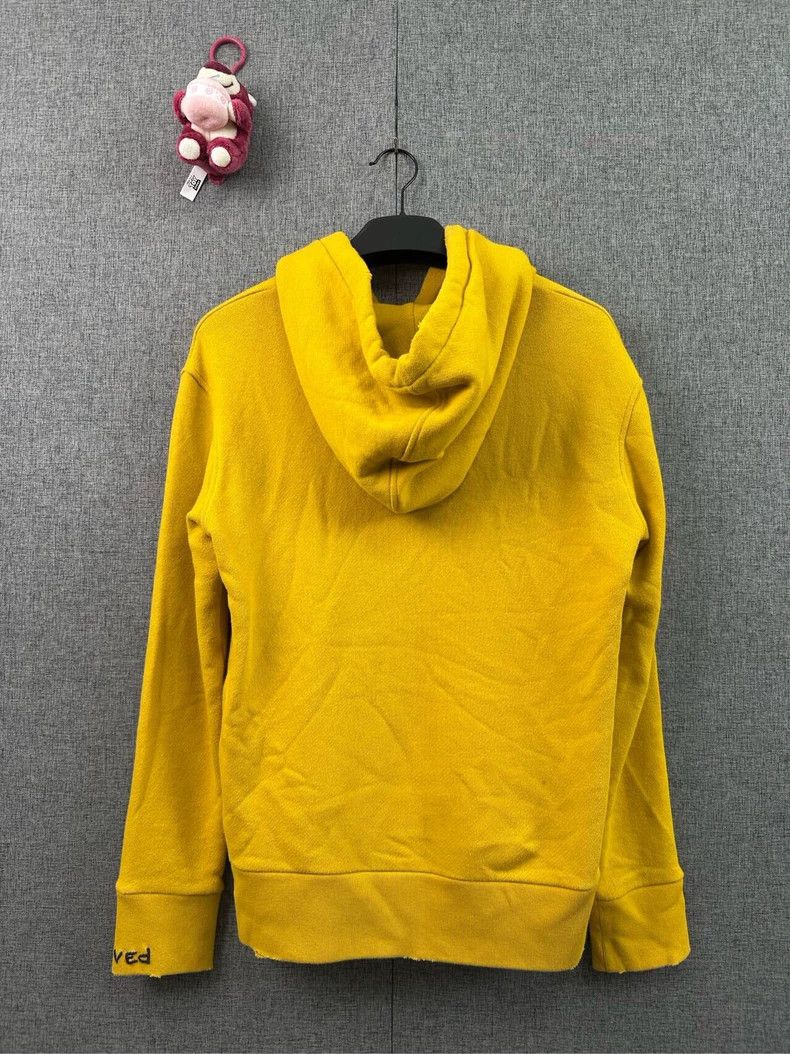 Gucci Gucci Tiger embroidery yellow hooded sweatshirt 2503-Nextar Size US XXS / EU 40 - 2 Thumbnail