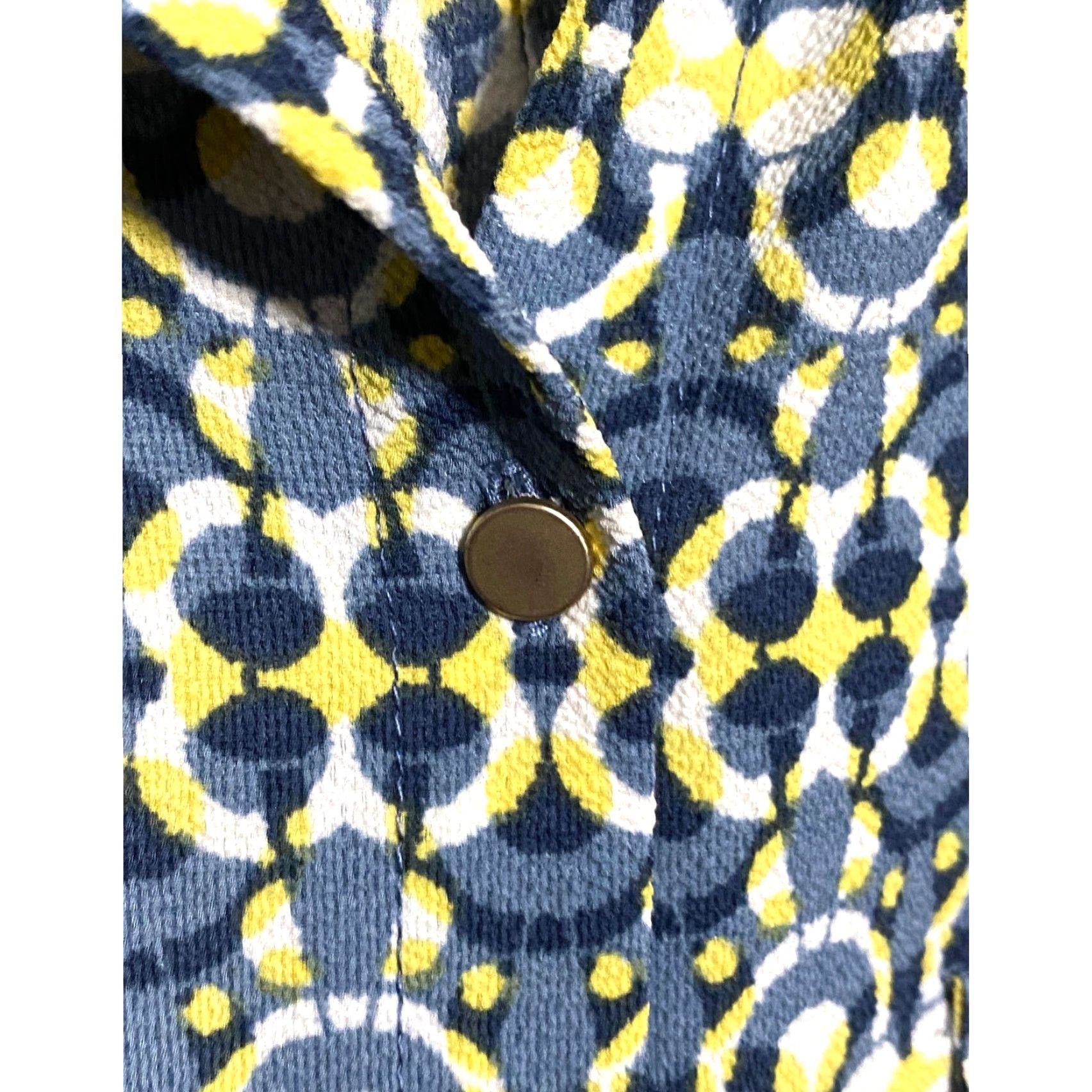 Jones New York Jones New York Sleeveless Button Top Blouse Tie Front M Boho Artsy Hippie Retro Shirt Womens M Blue Size M / US 6-8 / IT 42-44 - 6 Thumbnail
