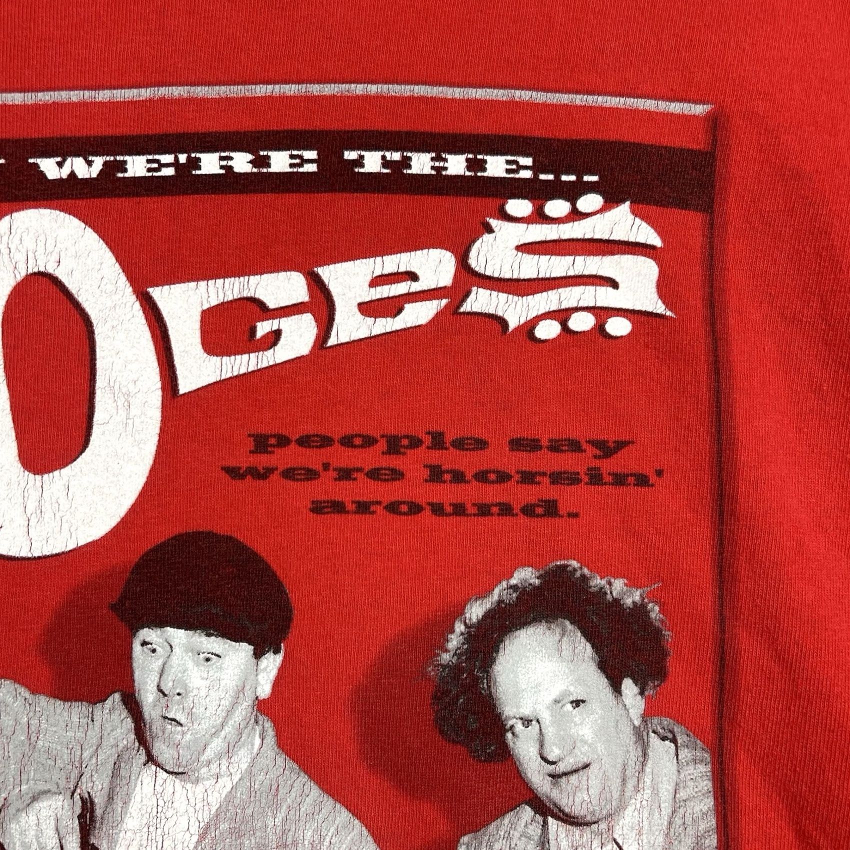 Vintage VINTAGE Three Stooges Shirt Mens XL Red Cotton T-Shirt Movie Comedy 2000s Size US XL / EU 56 / 4 - 4 Thumbnail