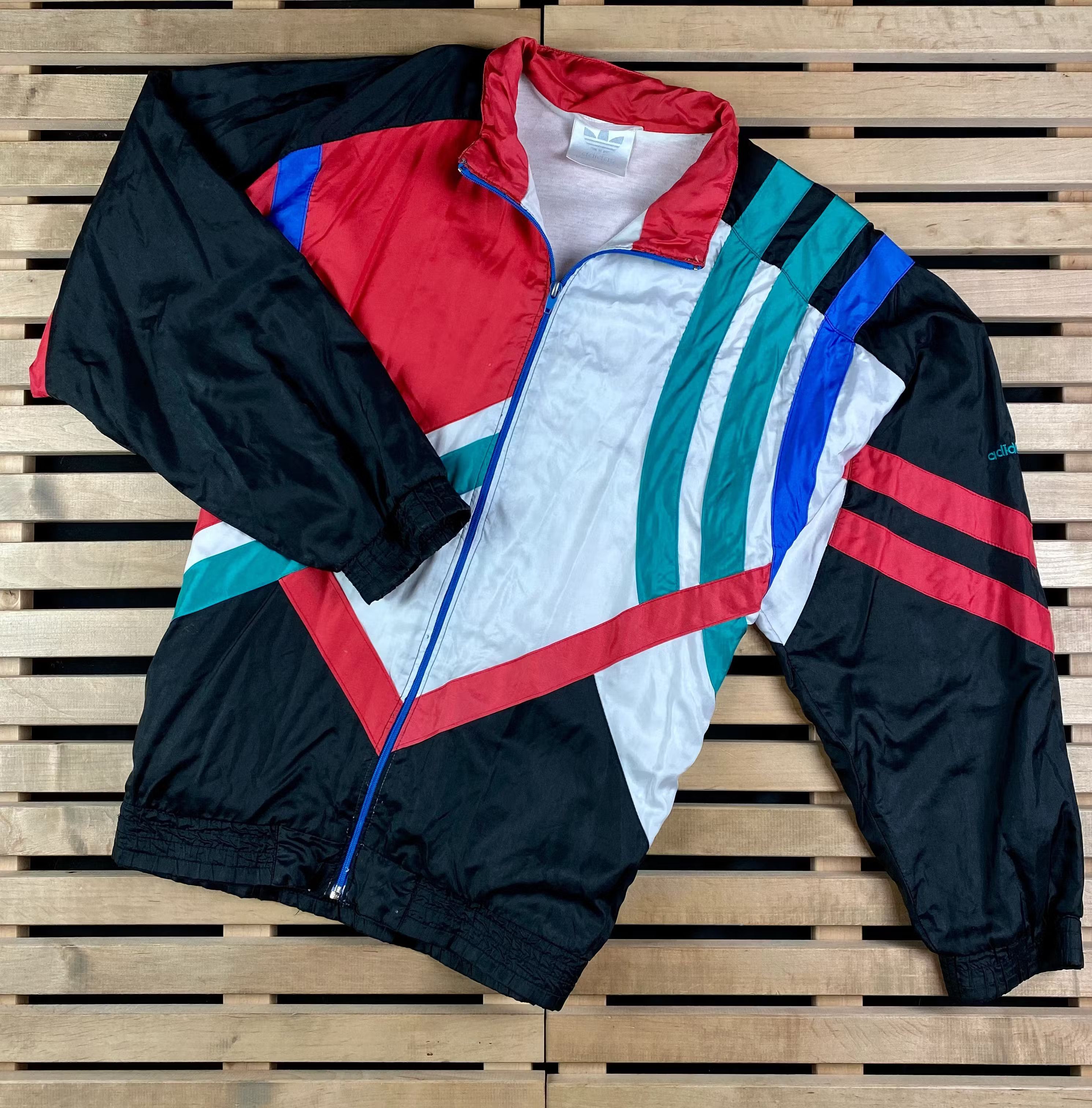 Adidas vintage jacket mens best sale