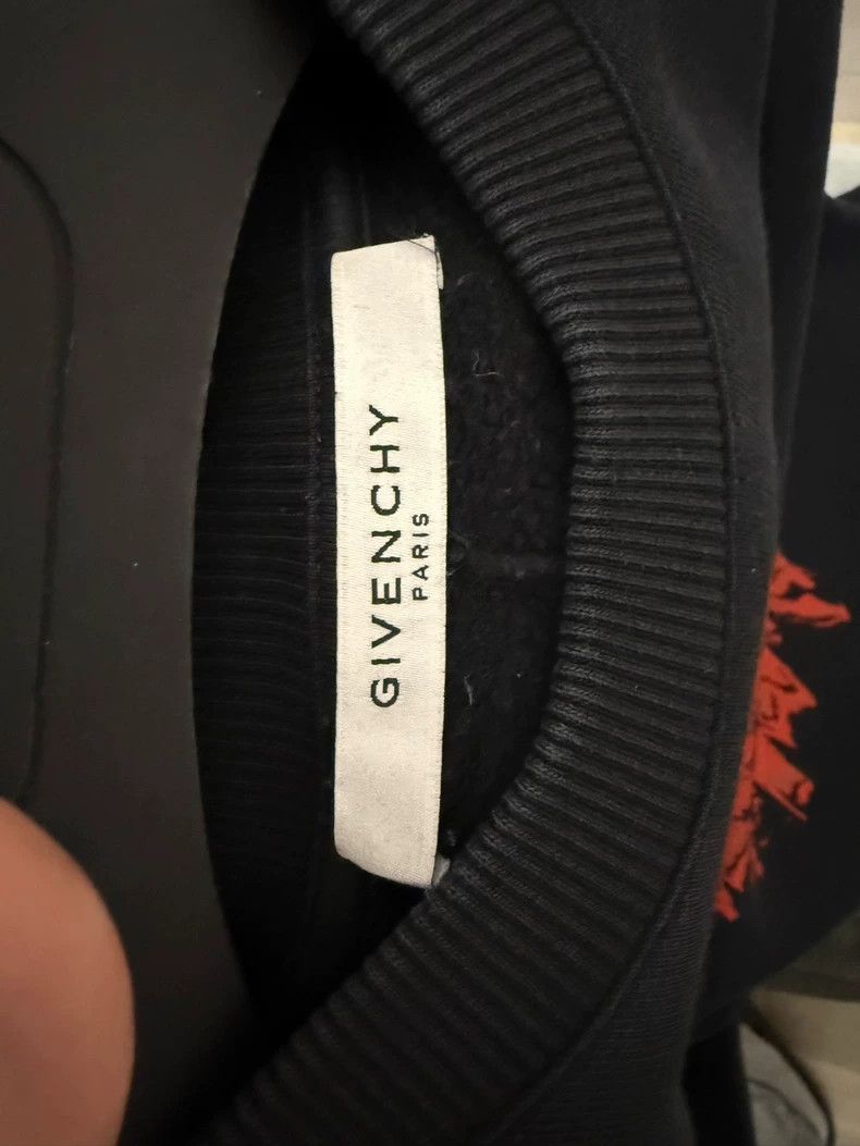 Givenchy Givenchy Rose Print Black Hoodie Size US S / EU 44-46 / 1 - 5 Thumbnail