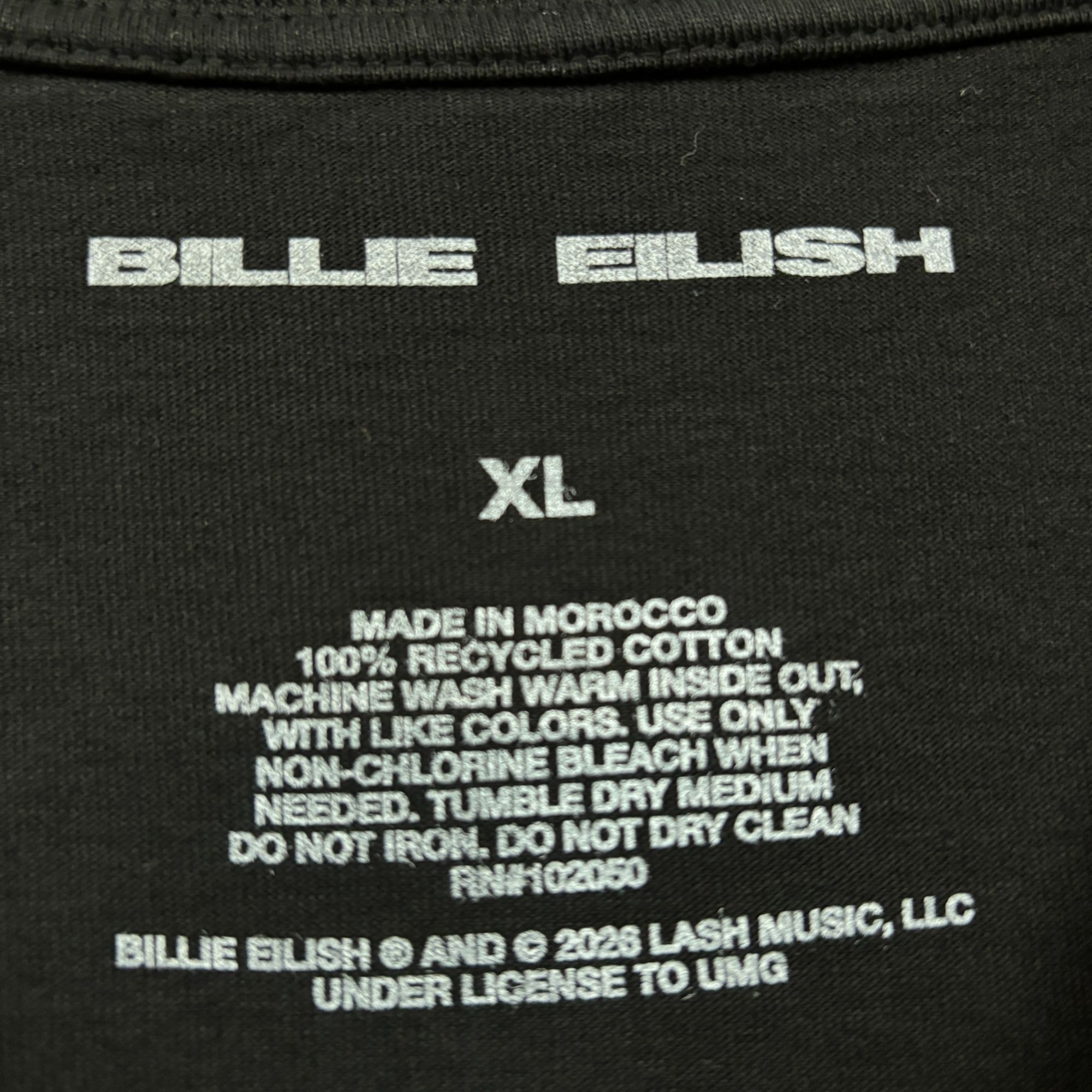 Billie Eilish Billie Eilish I Didnt Change My Number LS Tee XL Size US XL / EU 56 / 4 - 4 Thumbnail