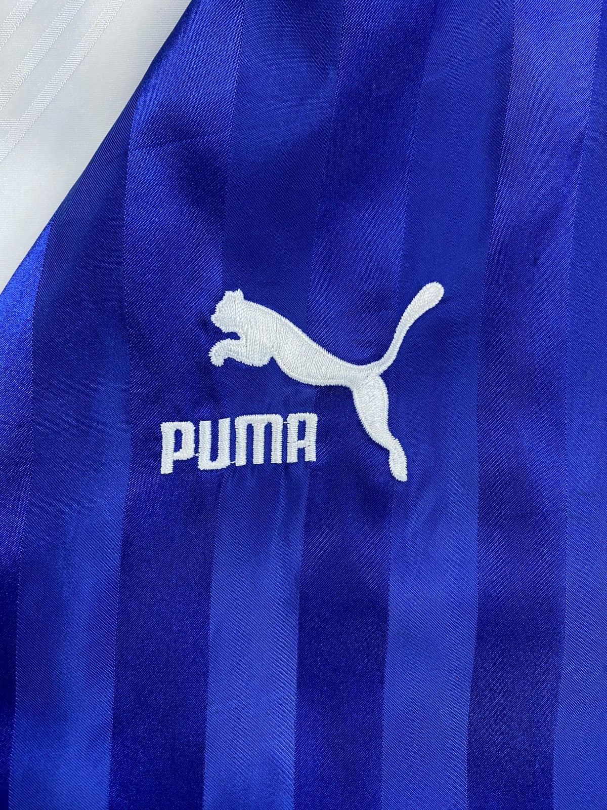 Japanese Brand × Puma × Vintage Vintage Puma Stripes Design Embroidery Logo Zipper Jacket Size US L / EU 52-54 / 3 - 7 Thumbnail