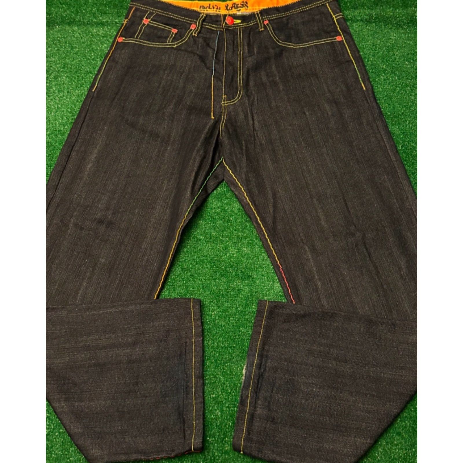 Vintage VINTAGE Brooklyn Xp Embroidered Baggy Jeans Mens Sz 38 Skater Hip Hop Grunge Wide-Leg Denim 34 Inseam Mens Size US 38 / EU 54 - 3 Thumbnail