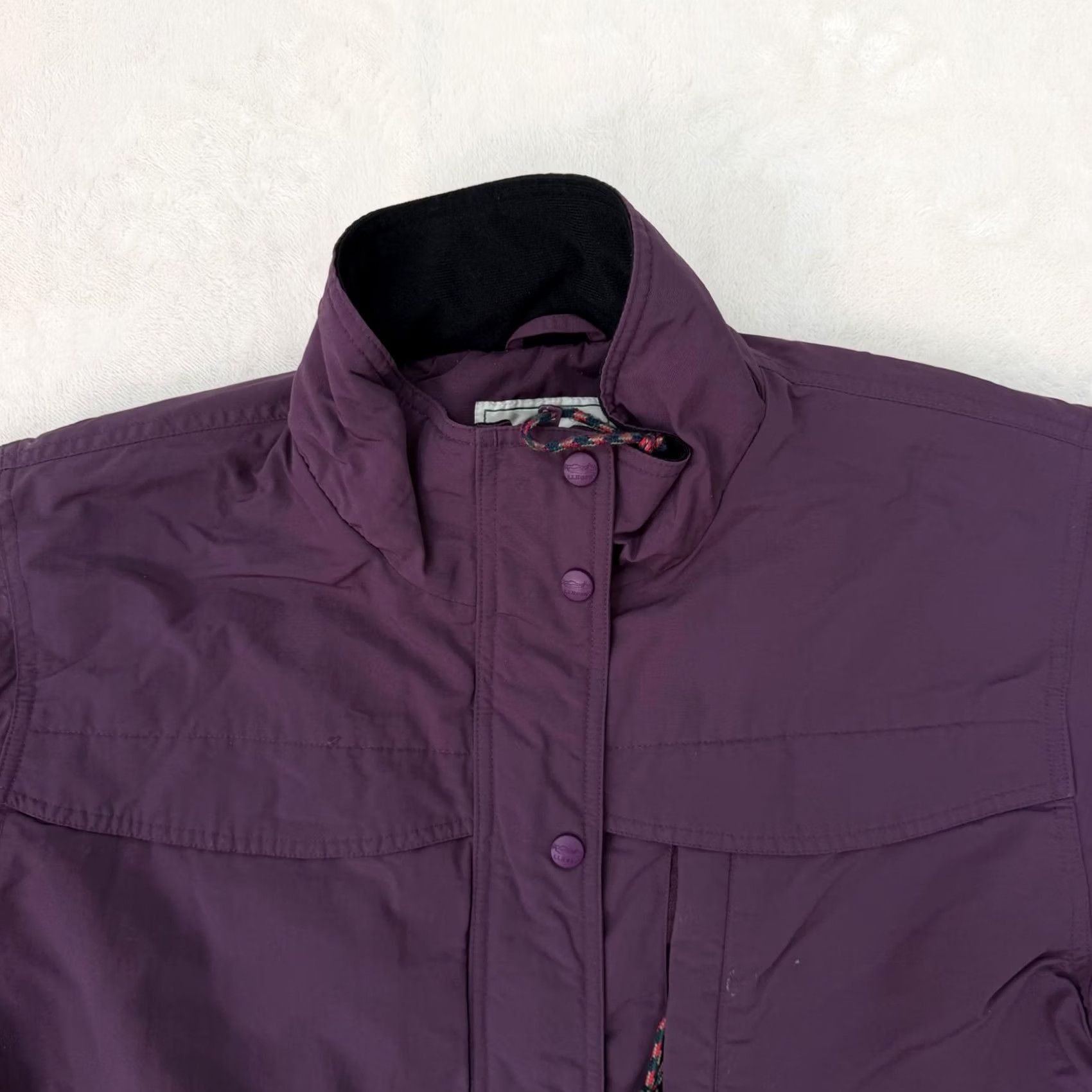 Vintage VINTAGE: No — LL Bean Coat Womens Large Purple Parka Long Insulated Full Zip Lined Size L / US 10 / IT 46 - 2 Thumbnail