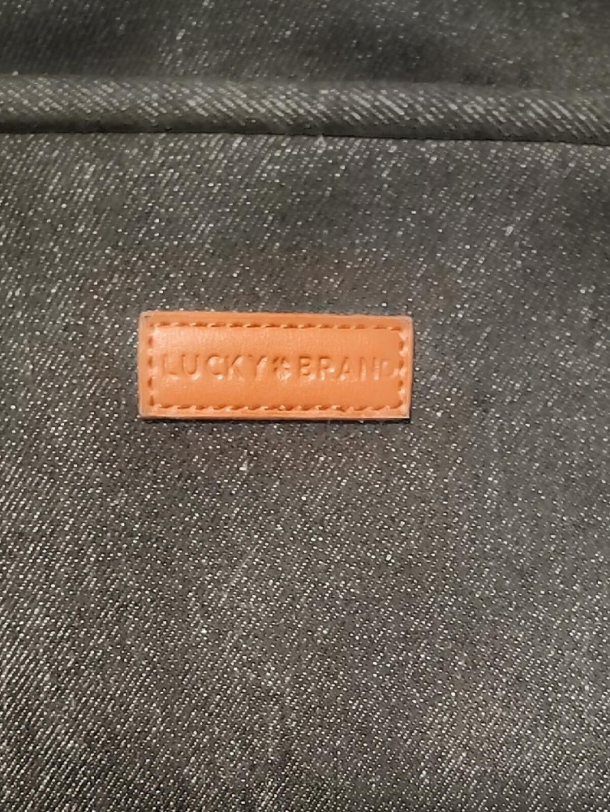Other Lucky Bransd Black Backpack with Brown Trim Size ONE SIZE - 2 Thumbnail