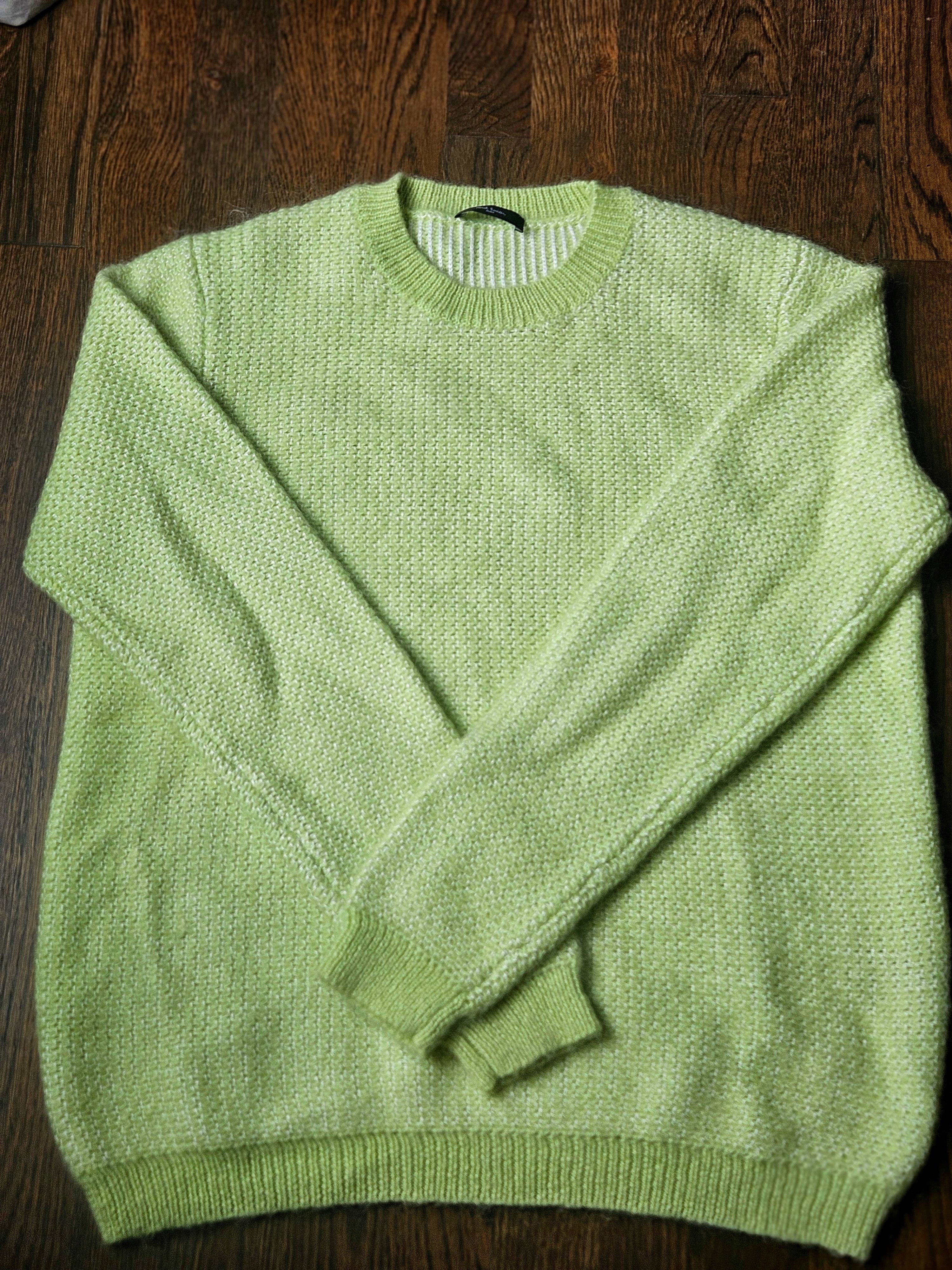 Paul Smith spring/chartreuse green Paul Green Black Collection Sweater Size L / US 10 / IT 46 - 5 Thumbnail