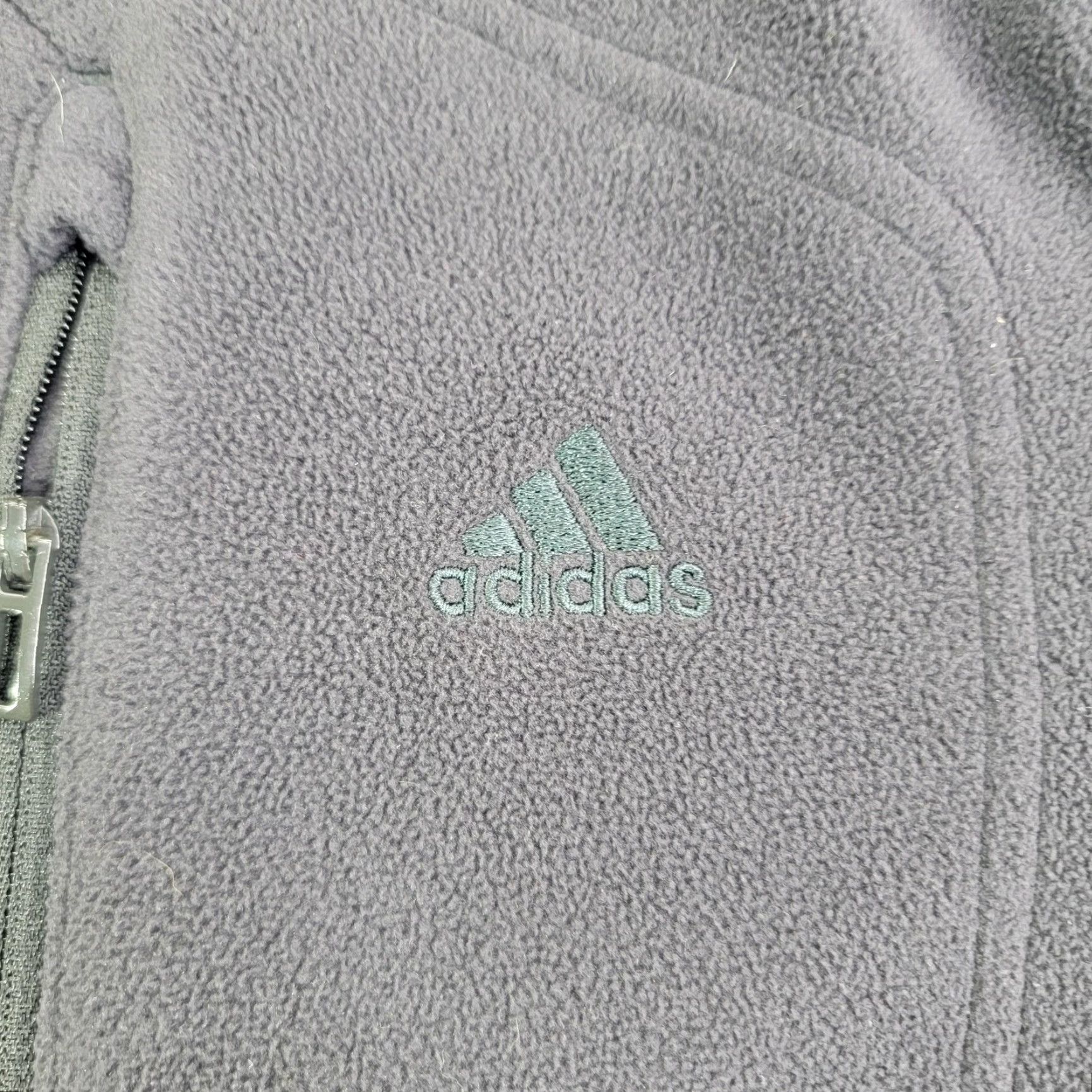Adidas Adidas Jacket Mens Medium Gray Fleece Full Zip Outdoor Hiking Warm Layer Casual Size US M / EU 48-50 / 2 - 2 Thumbnail