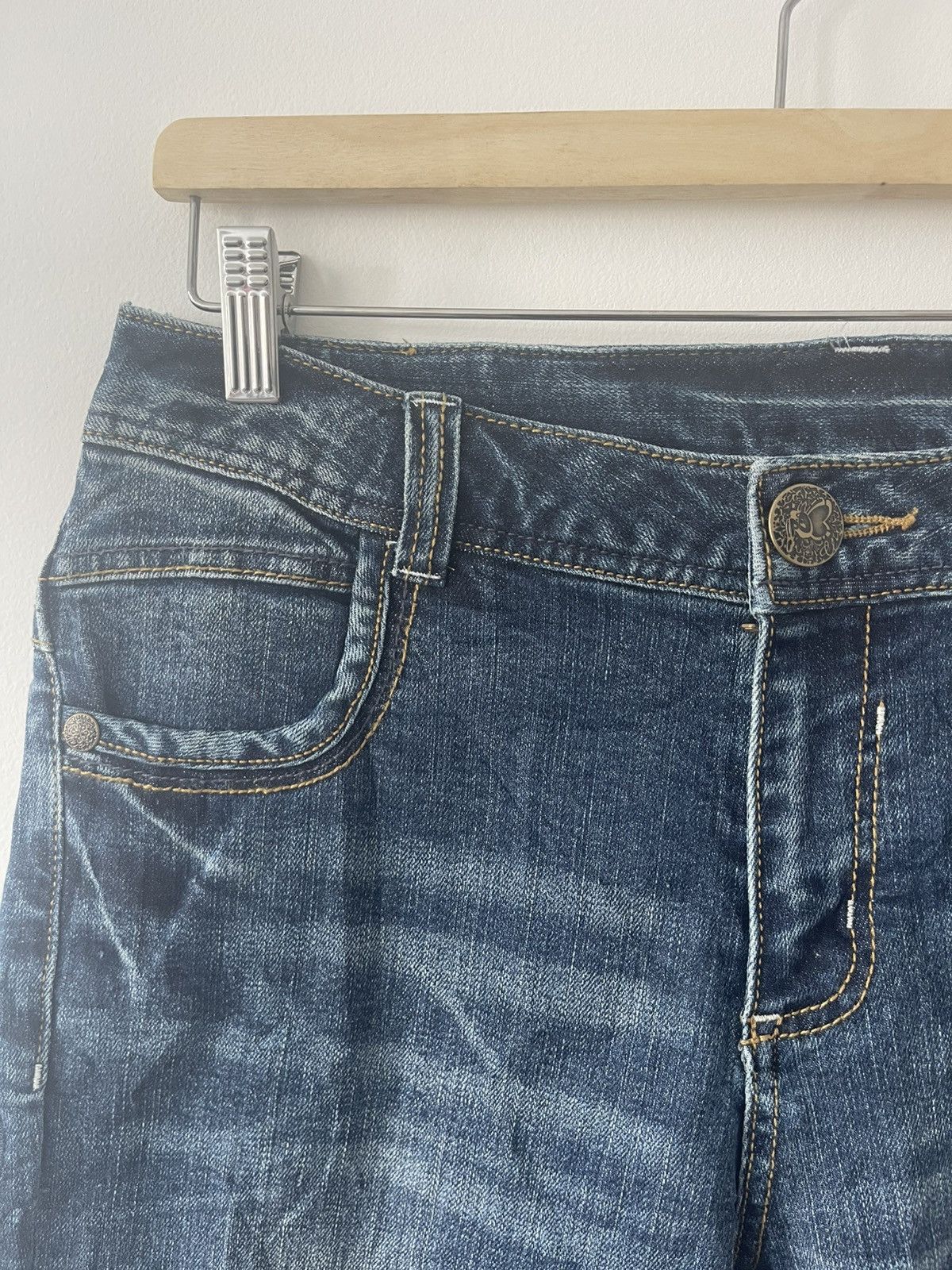 14th Addiction Rare Vintage CLASSICAL ELF Wings of Butterfly Flare Denim Size US 32 / EU 48 - 15 Thumbnail