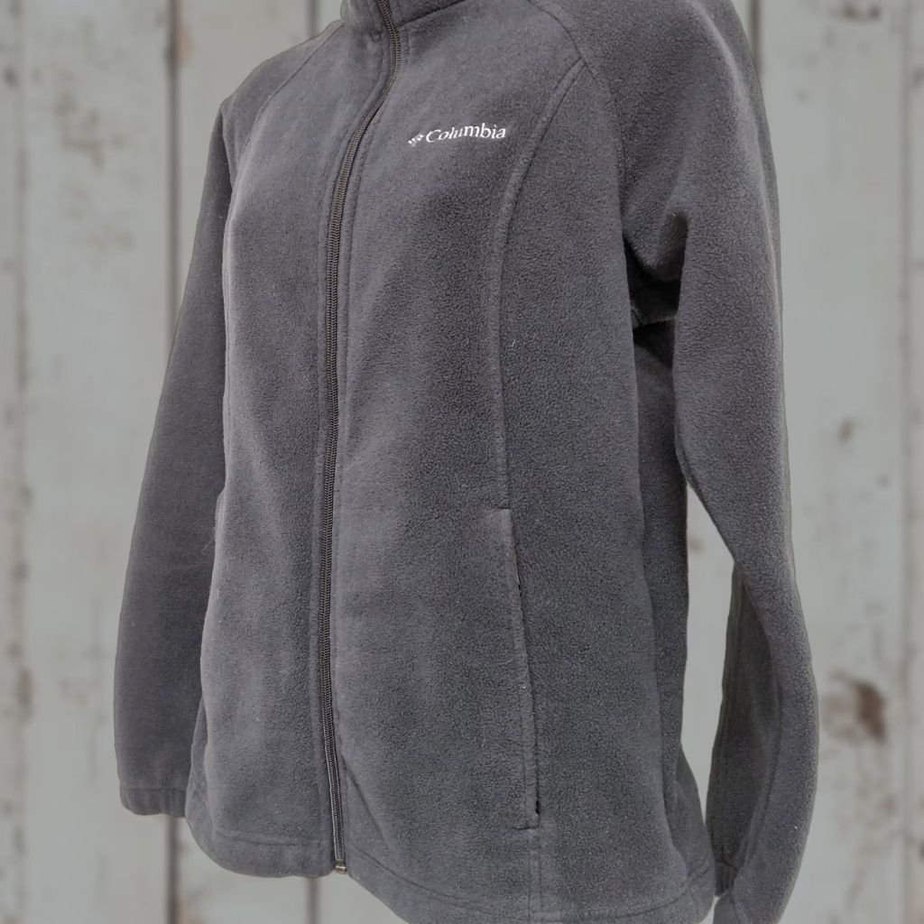 Vintage Columbia Fleece Jacket Women’s Benton Springs Black Full Zip Pockets Medium Size M / US 6-8 / IT 42-44 - 1 Thumbnail