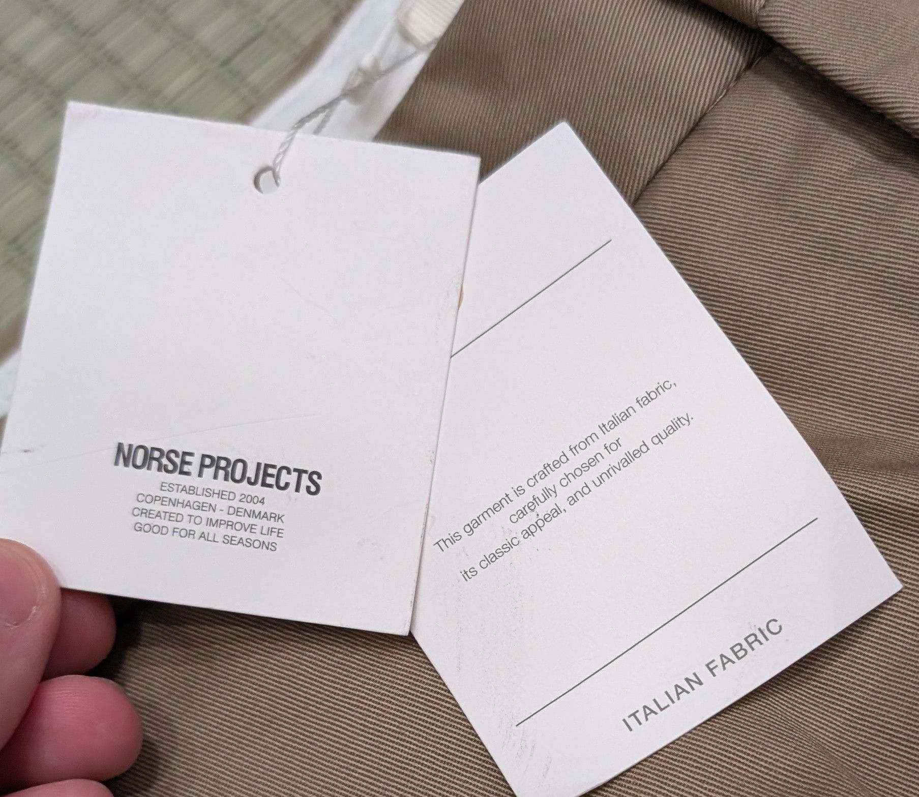 Norse Projects NWT Norse Projects Albino Slim Fit Chinos Made in Romania Size US 32 / EU 48 - 3 Thumbnail