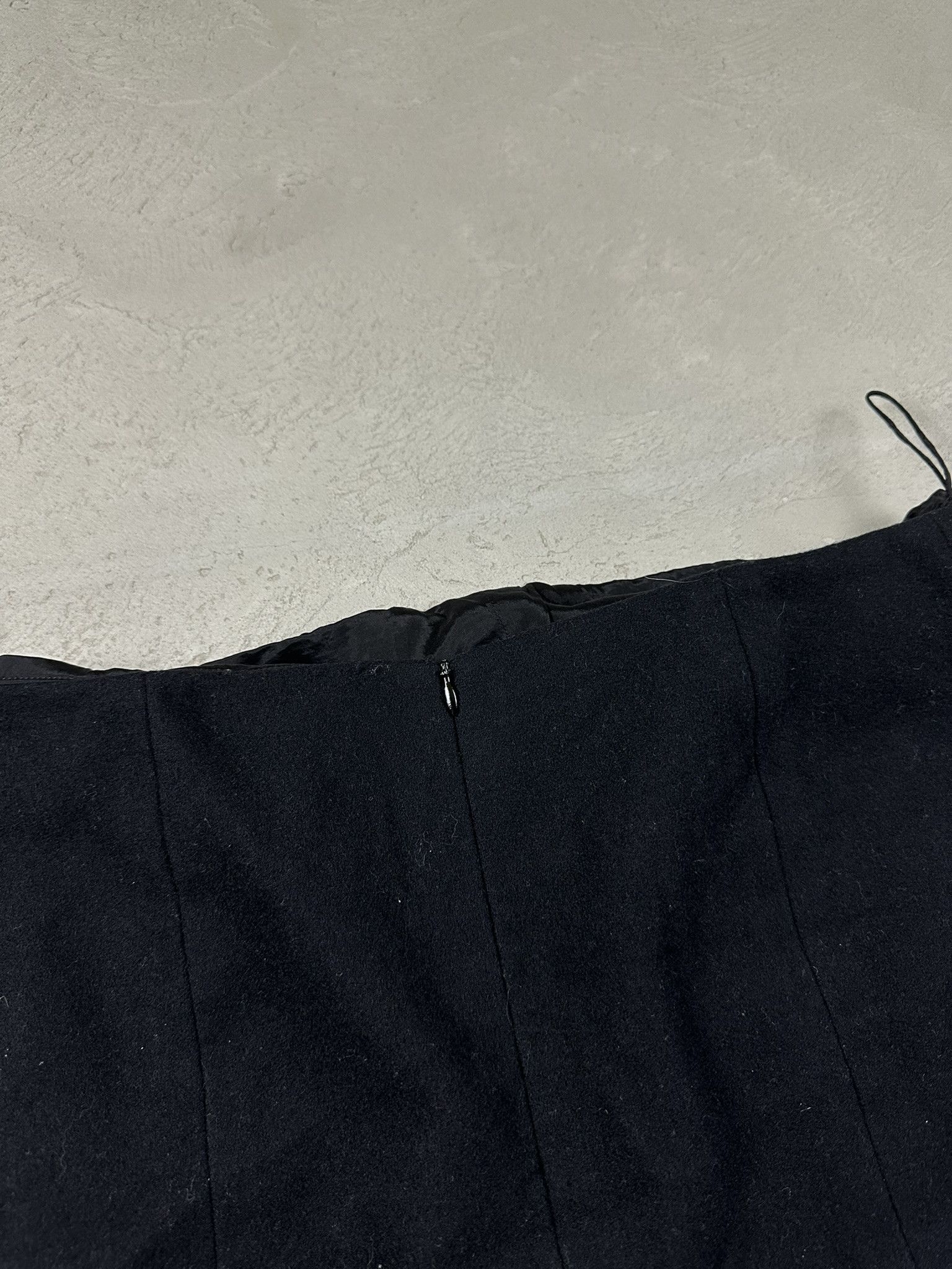 Designer × Jil Sander × Vintage Vintage Jill Sander Wool Midi Skirt Size 28" / US 6 / IT 42 - 4 Thumbnail